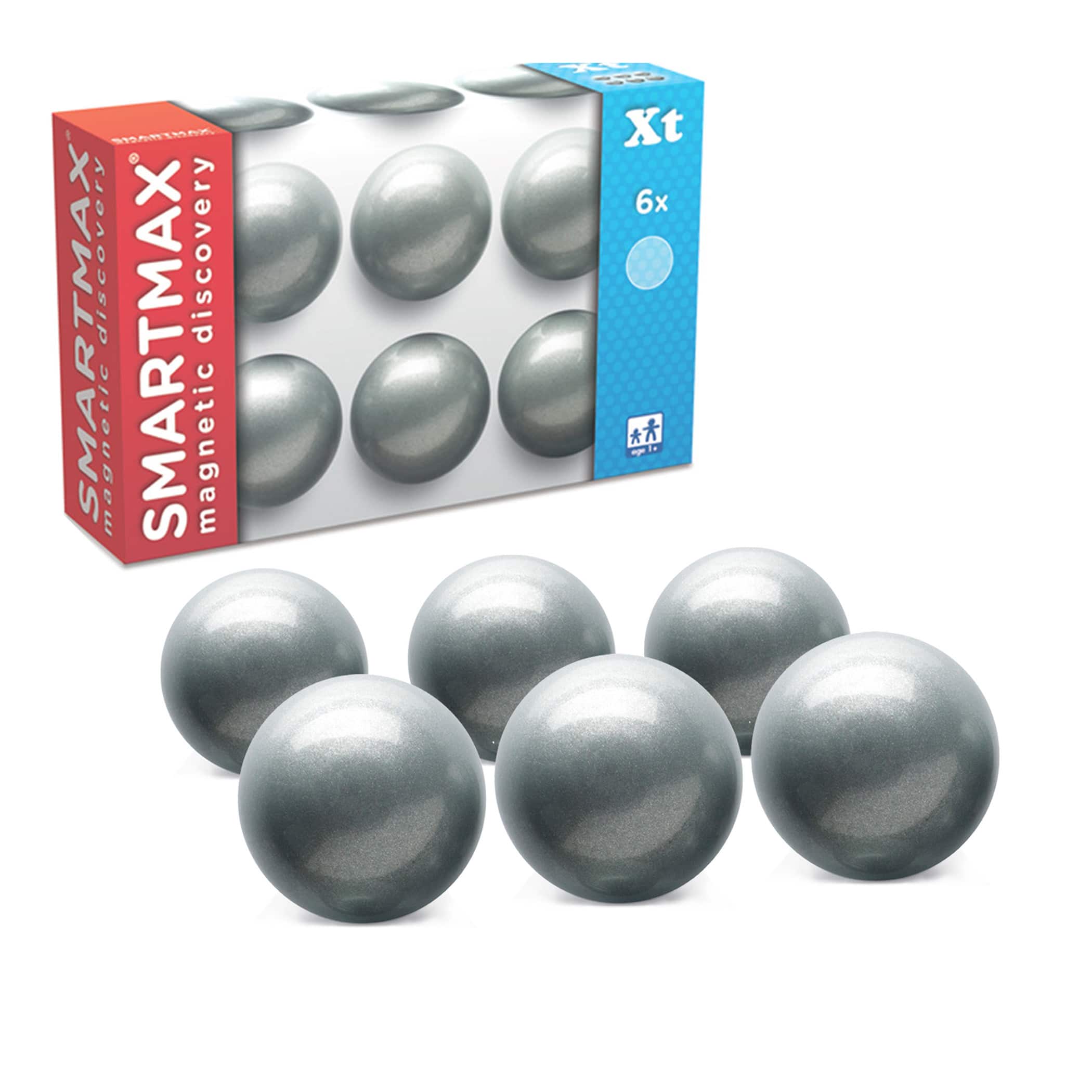 SmartMax® Magnetic Xt Metal Balls, Set of 6