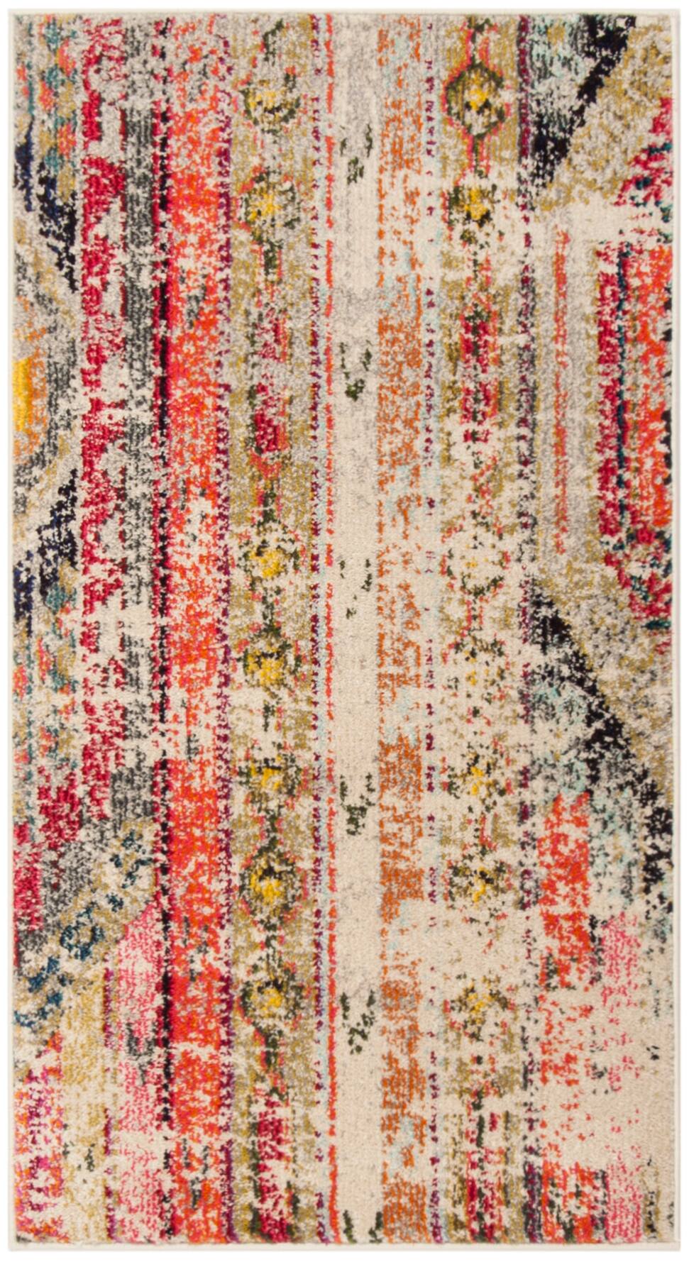 Monaco Vintage Diamond 2'-2" X 4' Area Rug