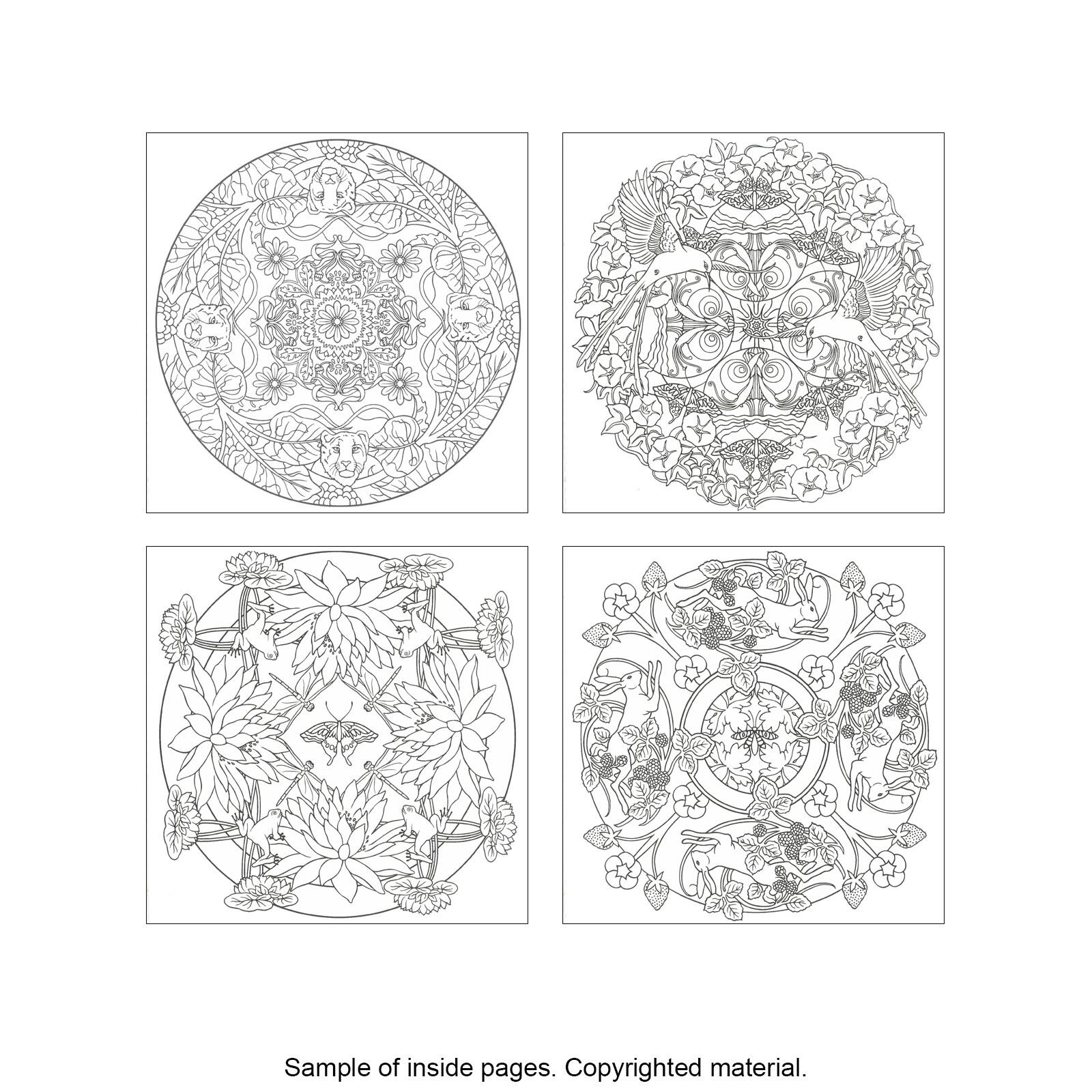 Download Creative Haven Nature Mandalas Coloring Book