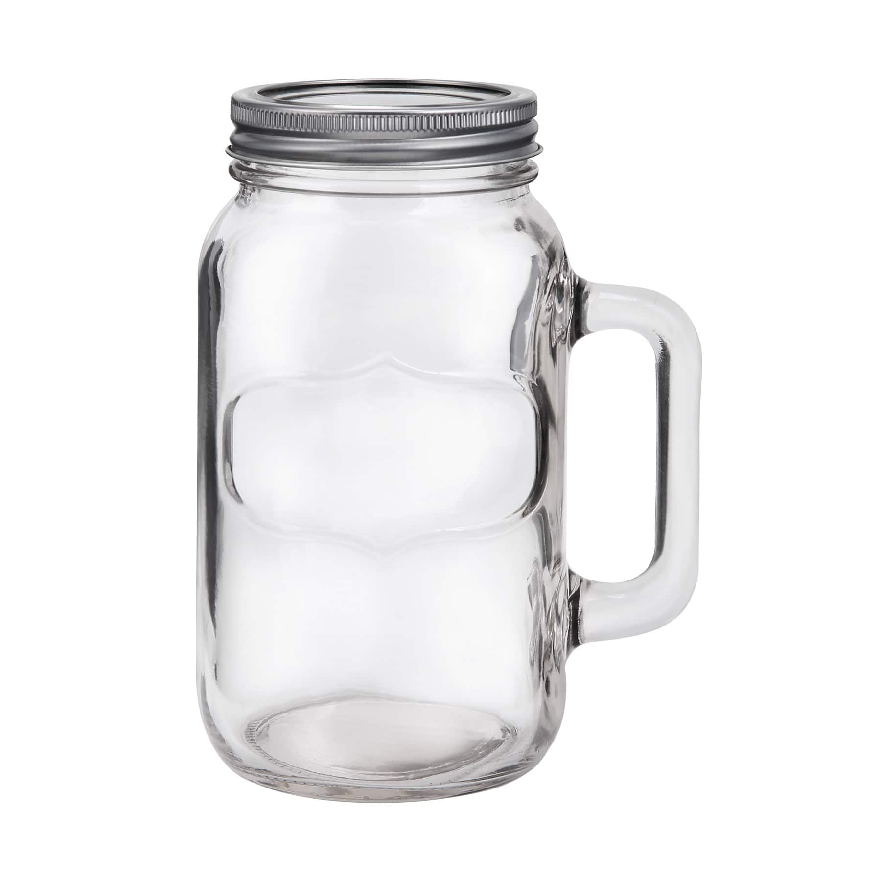 mason jars with handles lids and straws