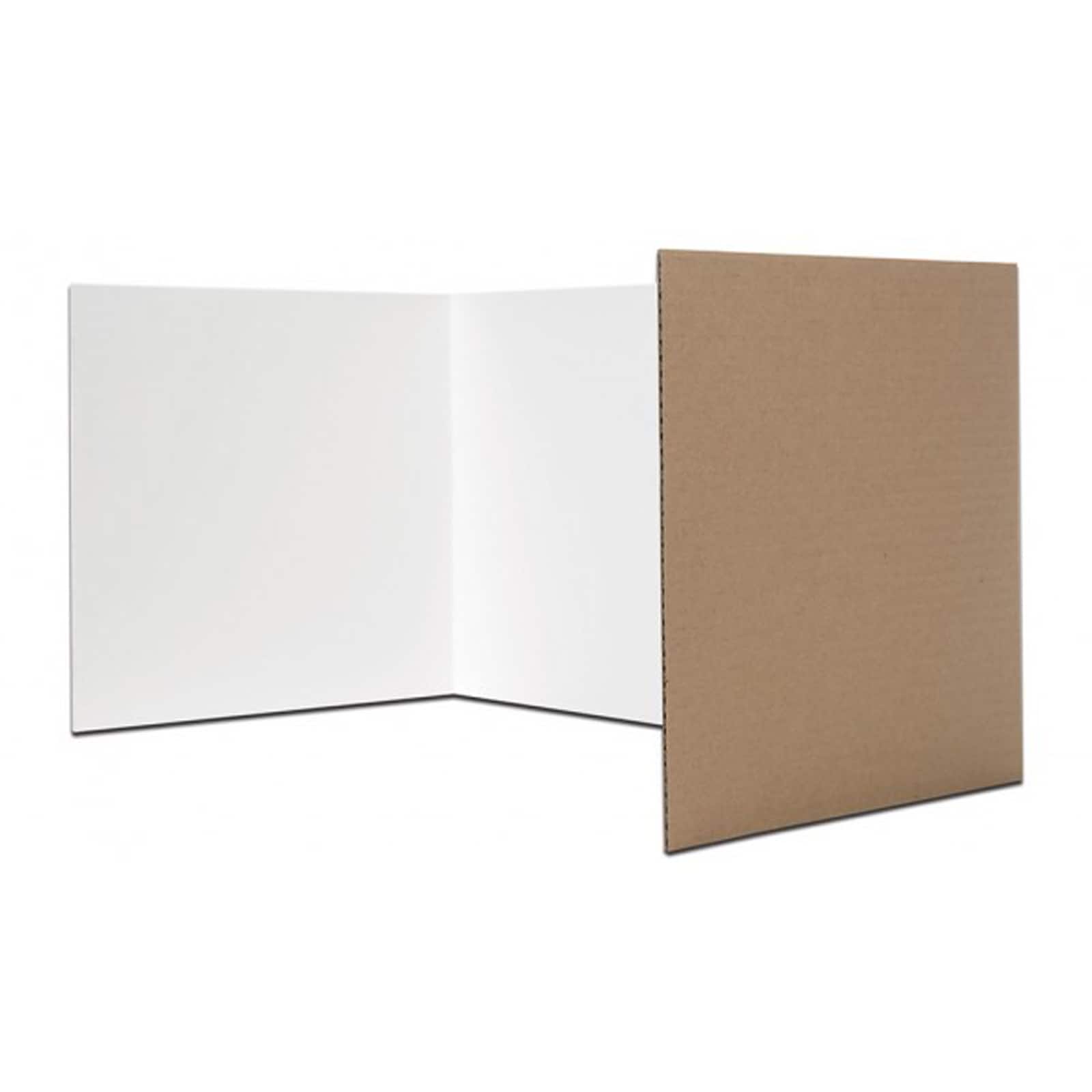 White Privacy Shield Class, 18&#x22; x 48&#x22;, Pack of 24