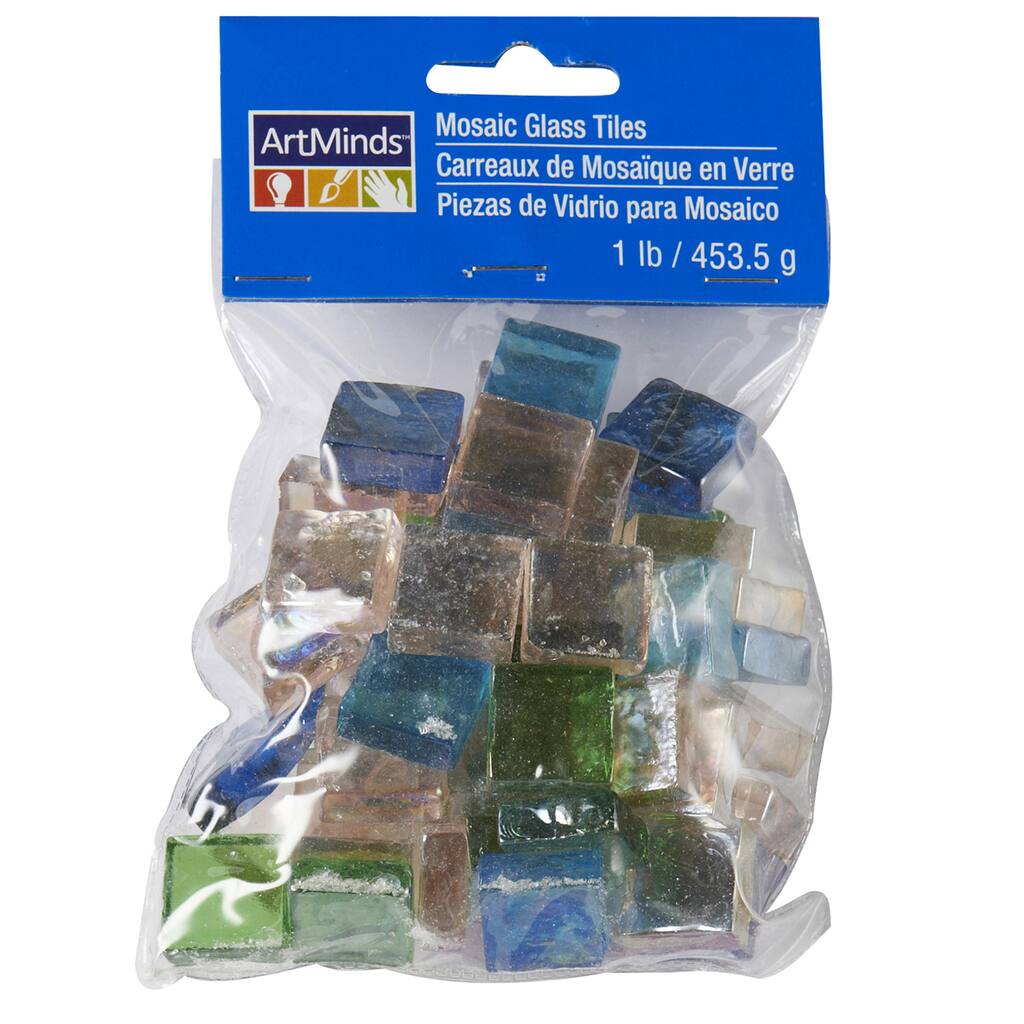 Purchase the Mosaic Glass Tiles by ArtMinds at Michaels