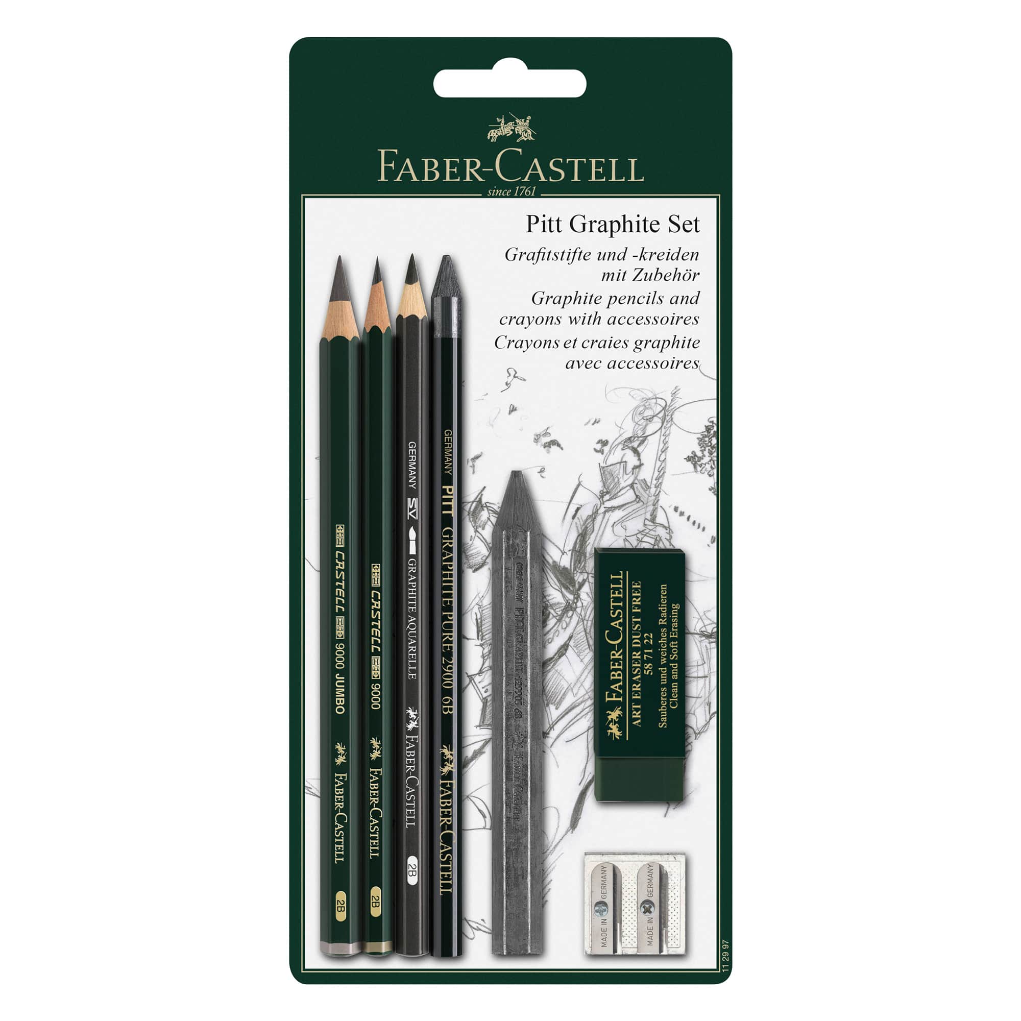 Crayon gomme Faber Castell pour crayon et encre