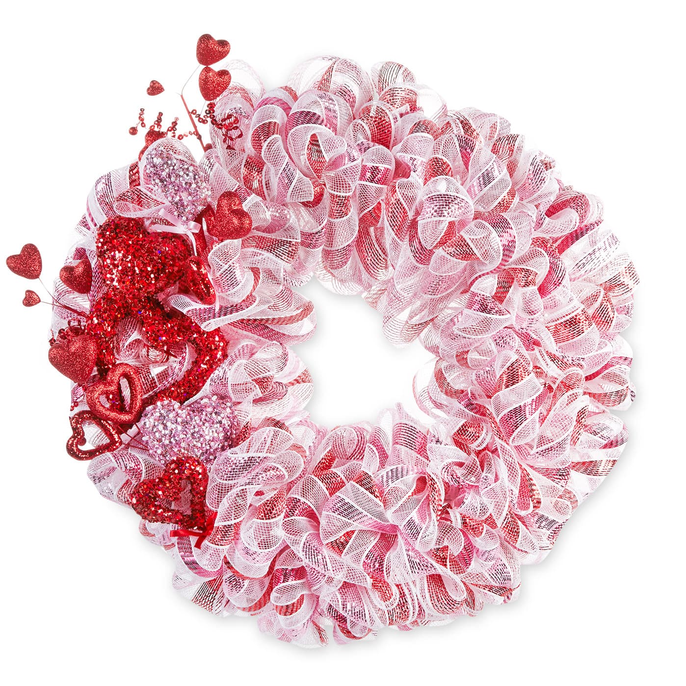 Valentine's Day Mesh Wreath | Projects | Michaels