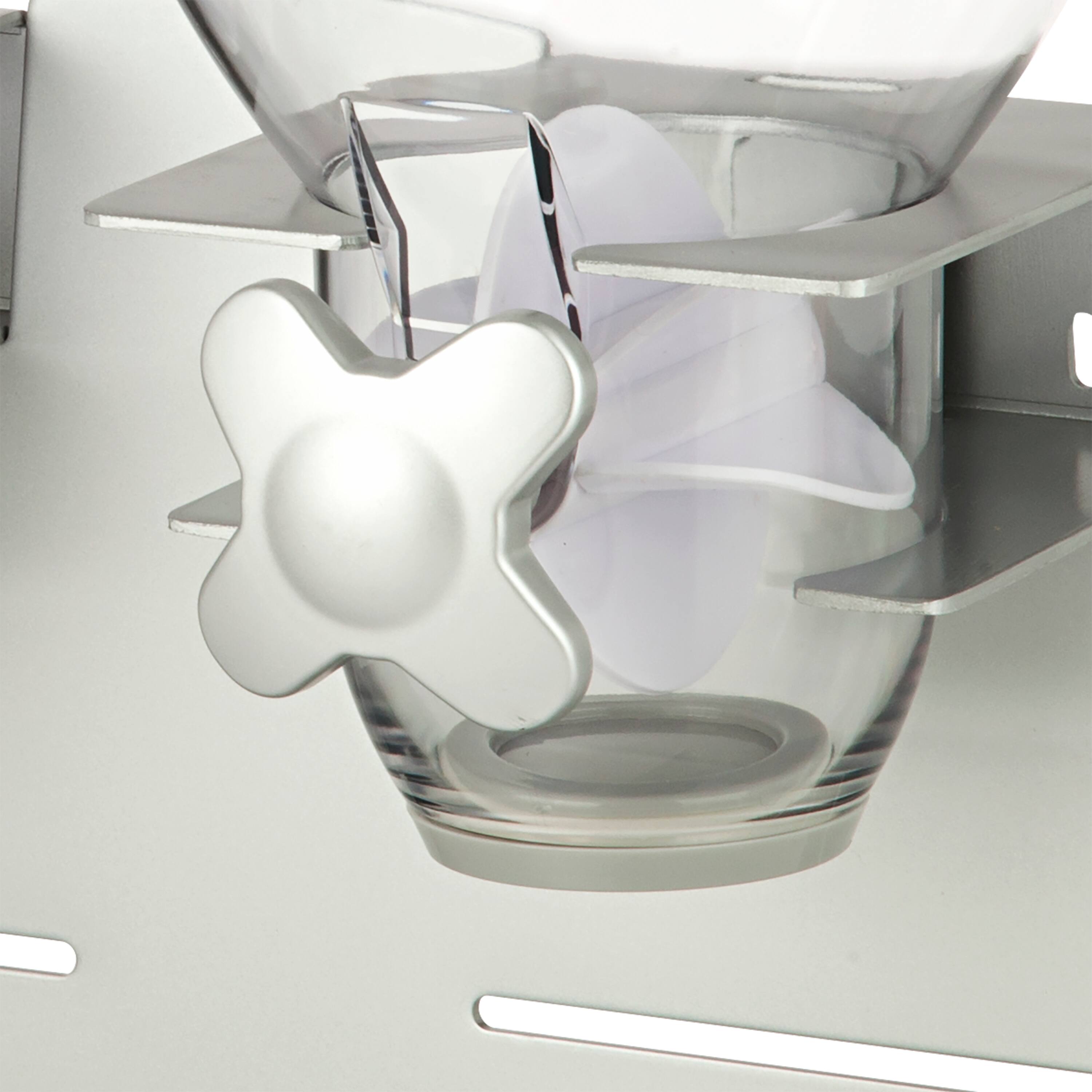 Honey Can Do Double Pro Metal Countertop/Wall Dispenser