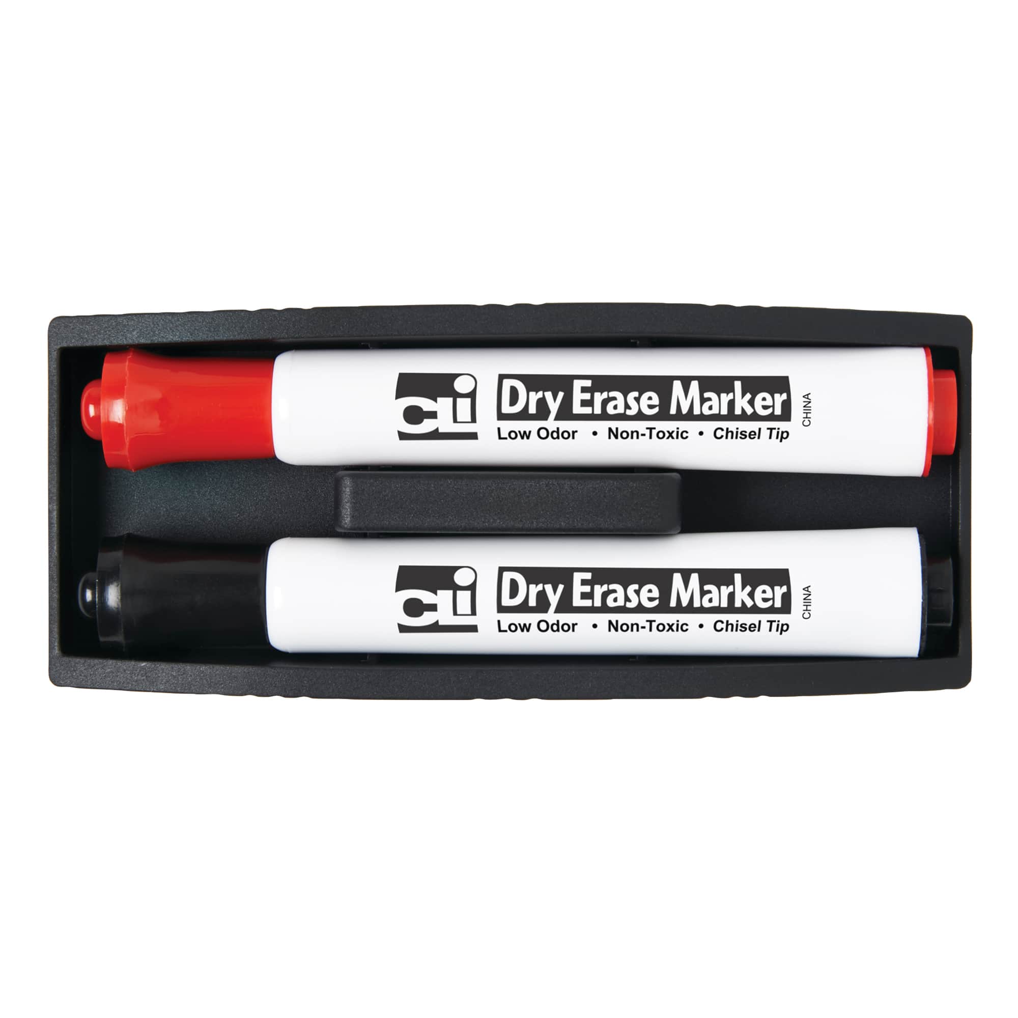 4 Packs: 6 ct. (24 total) Magnetic Whiteboard Eraser &#x26; Dry Erase Marker Set