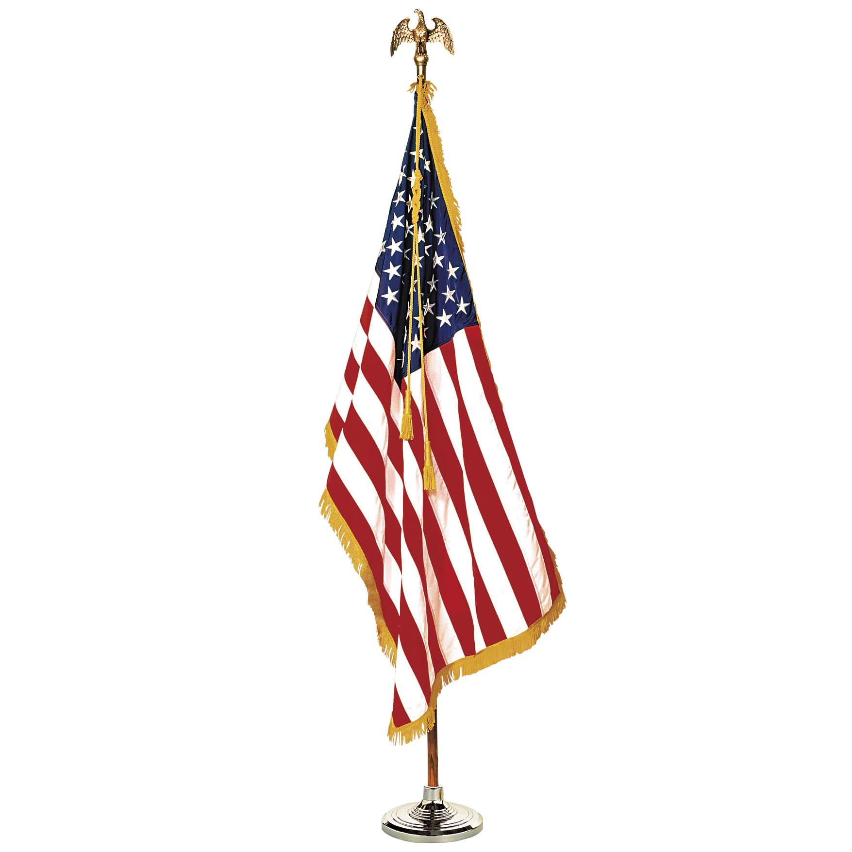 Annin Colonial Nyl-lo&#xAE; Complete Mounted U.S. Flag Set