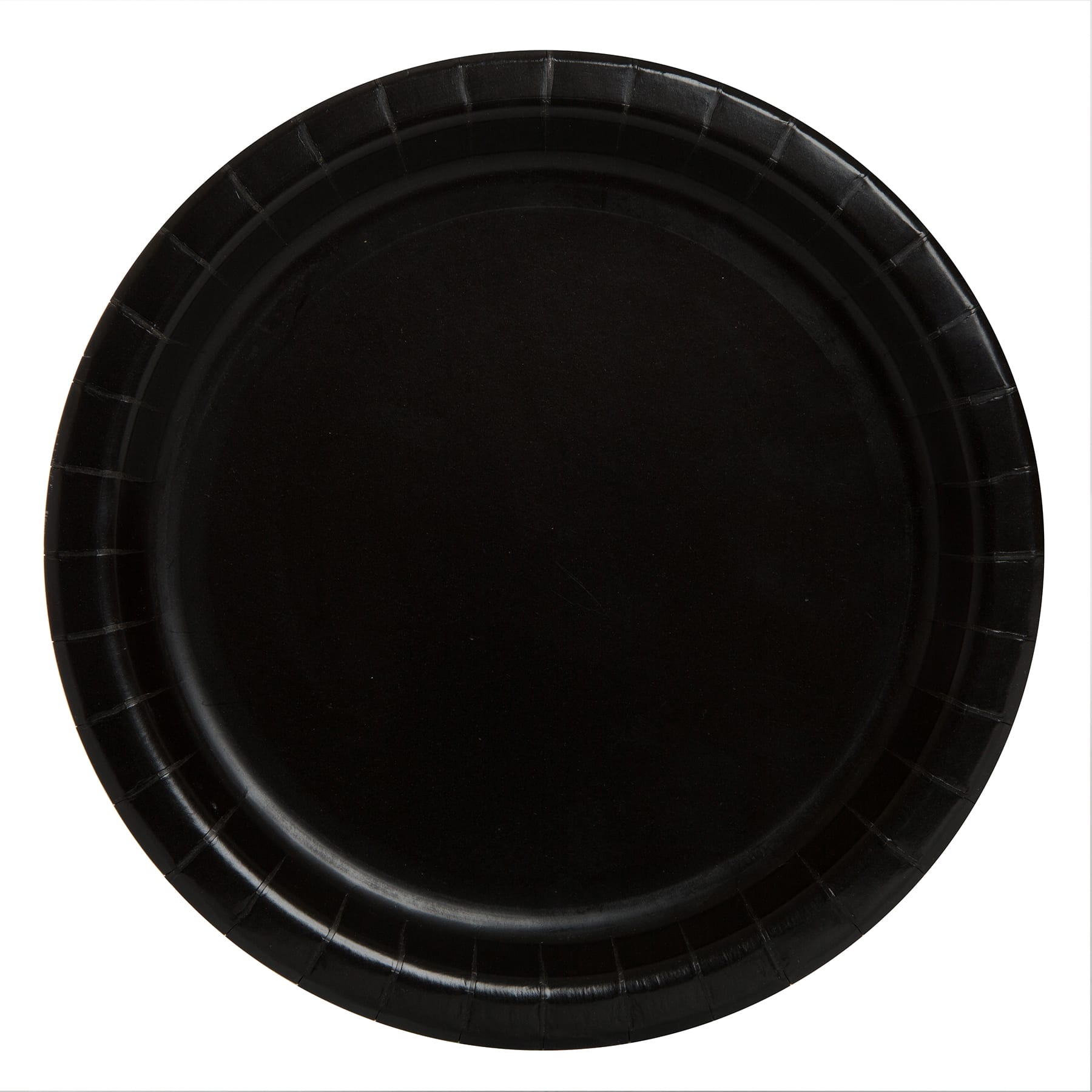 9 Black Dinner Plates 8ct