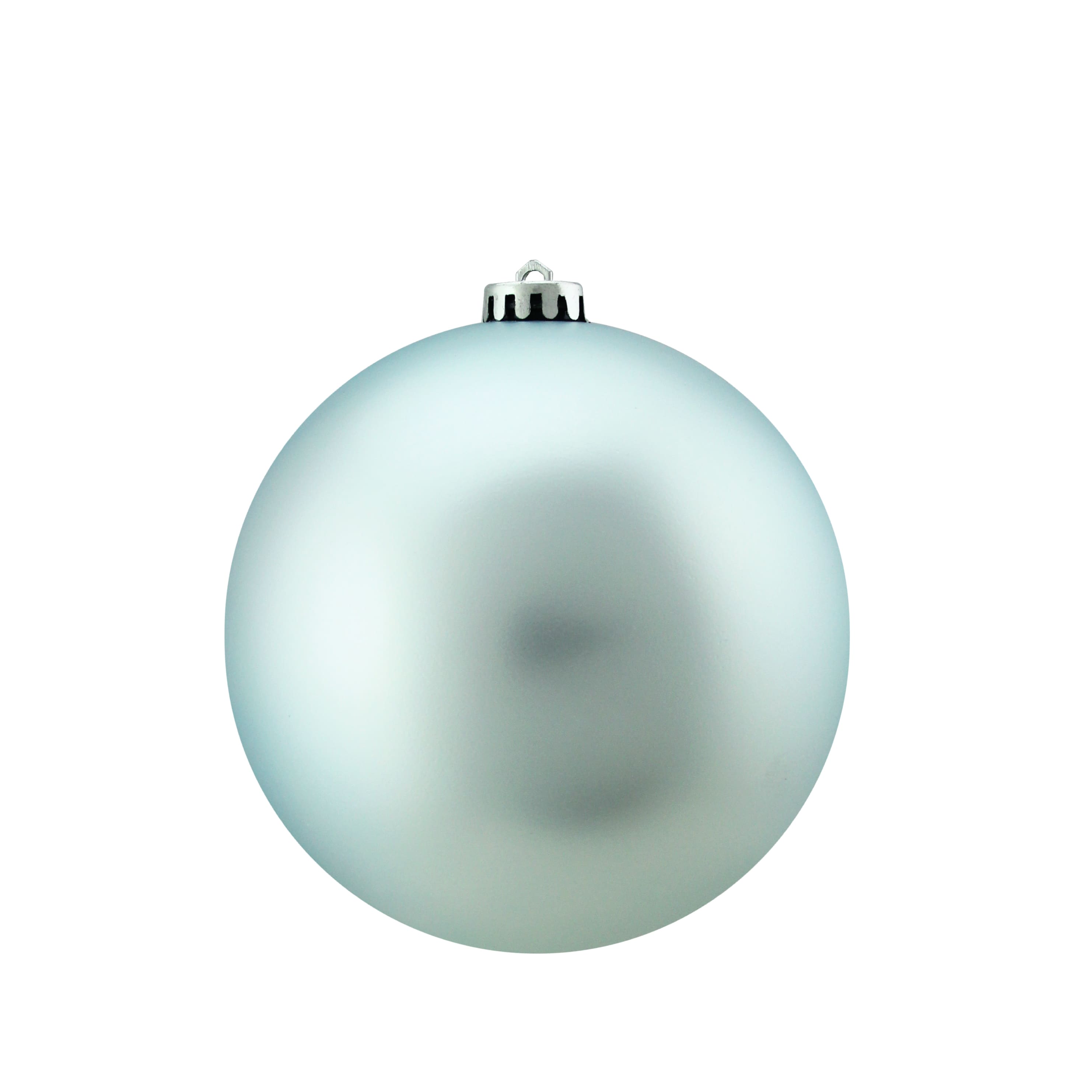 Download 6 Shatterproof Matte Baby Blue Christmas Ball Ornament