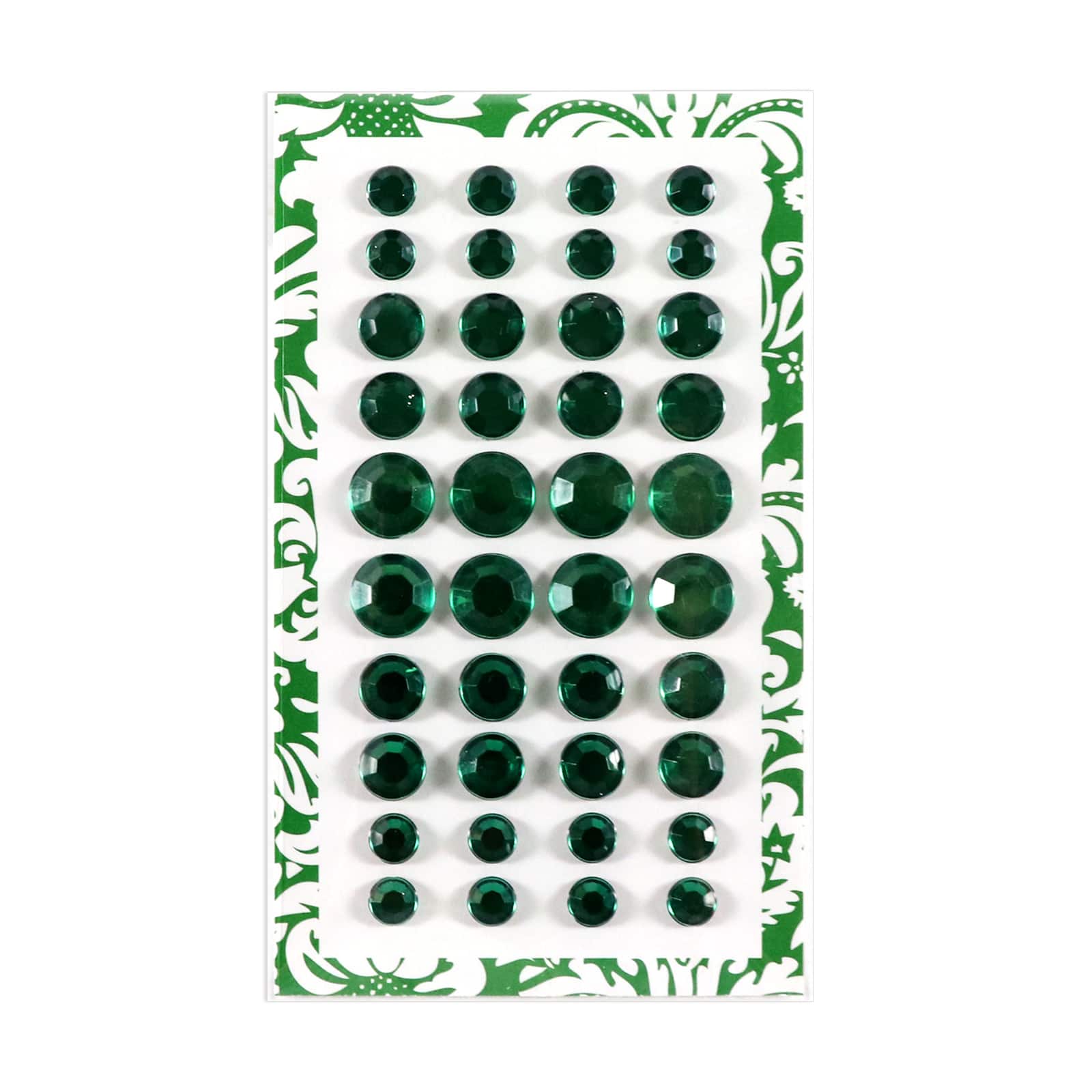 24 Pack: Assorted Acrylic Rhinestone Stickers by Craft Smart™