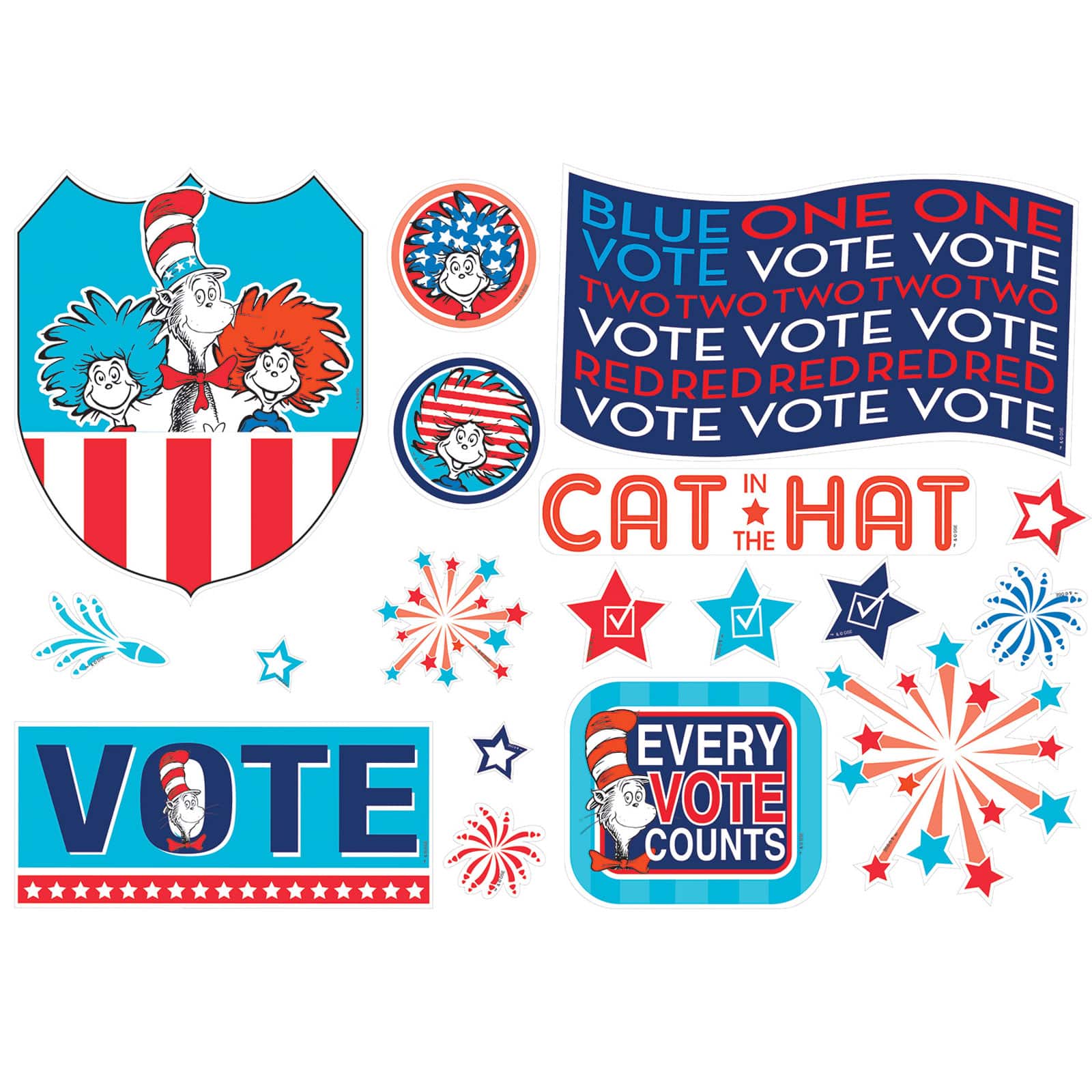 Cat In The Hat For President Classroom Set By Ek