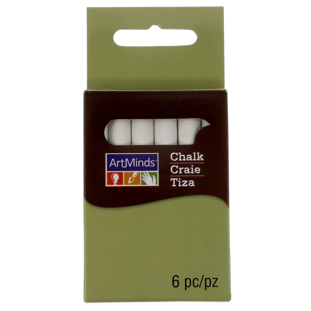 24 Packs: 6 ct. (144 total) White Chalk by ArtMinds&#x2122;