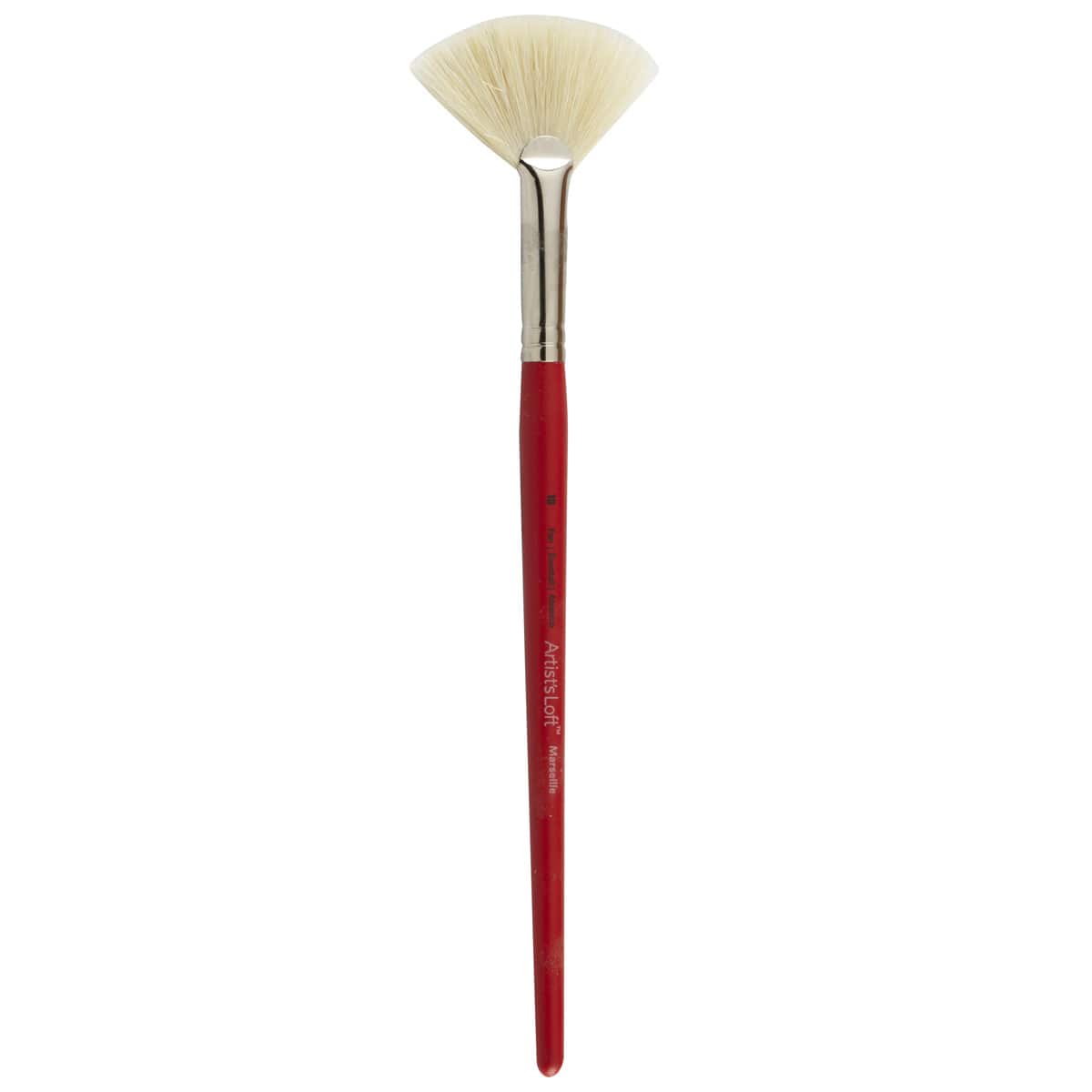 12 Pack: Marseille Natural Bristle Short Handle Fan Brush by Artist's Loft™