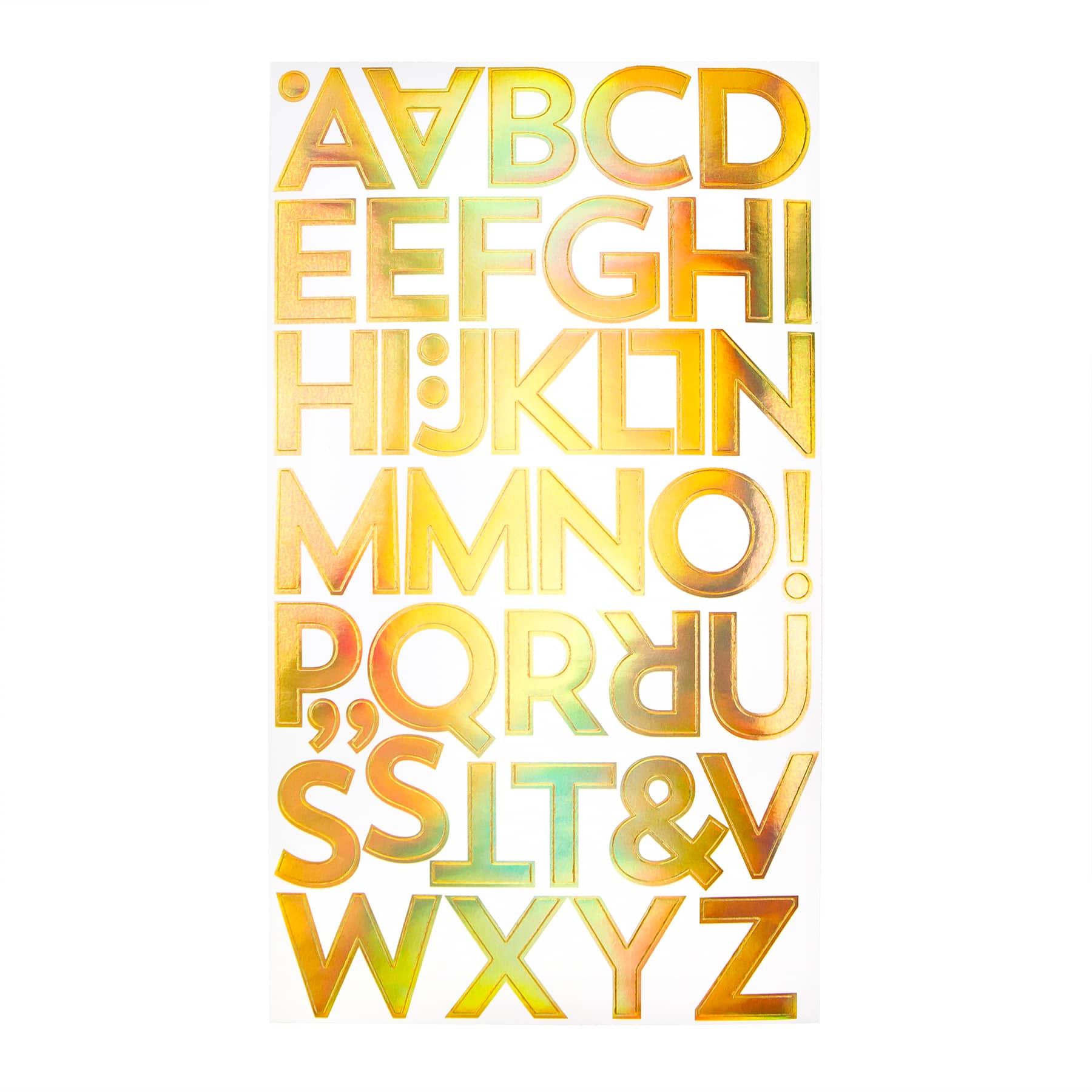 Iridescent Rose Gold Alphabet Stickers by Recollections&#x2122;