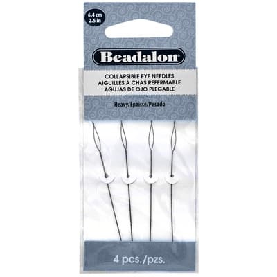 Beadalon® Collapsible Eye Needles, Heavy image