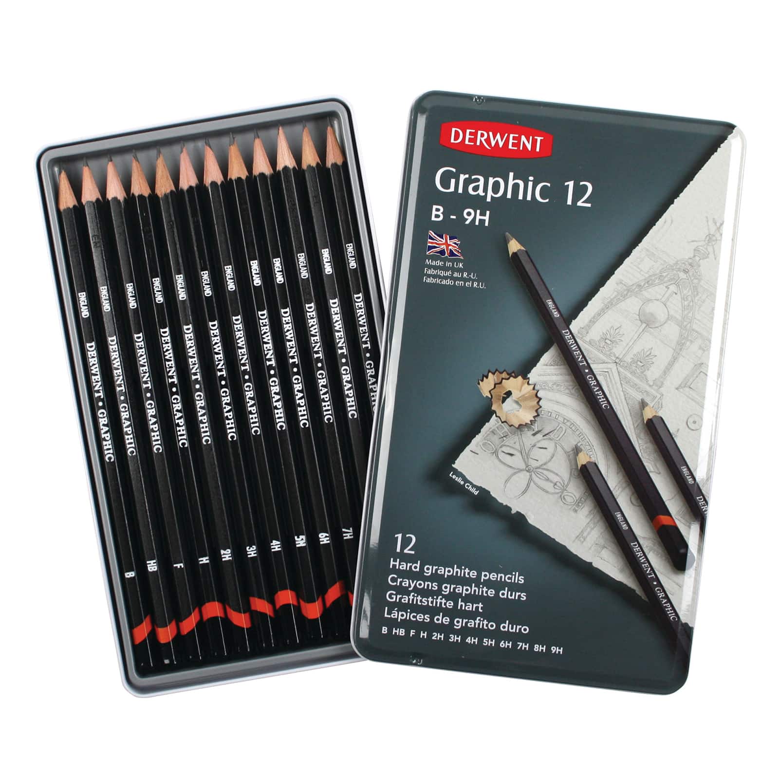 Derwent&#xAE; Graphic 12 Technical Pencil Set