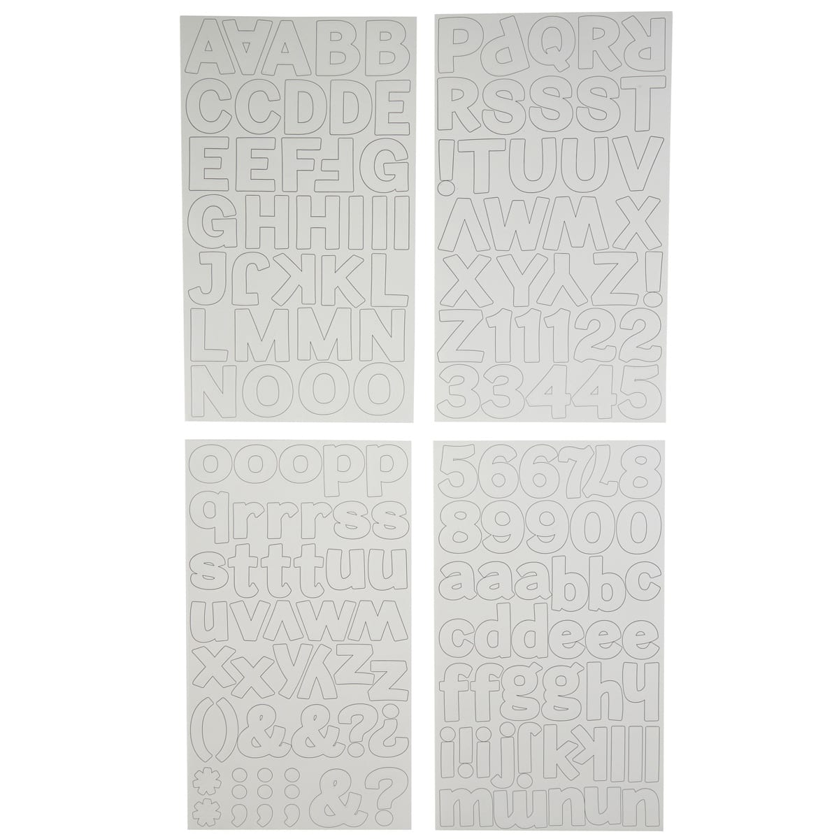 Block Alphabet & Number Stickers by Recollections™