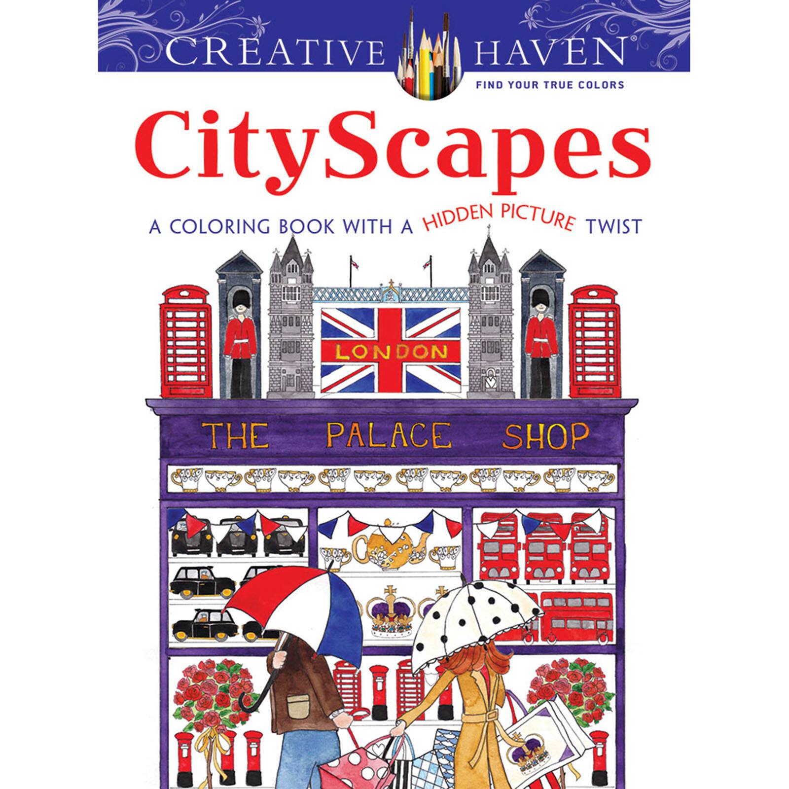 Creative Haven Cityscapes Coloring Book
