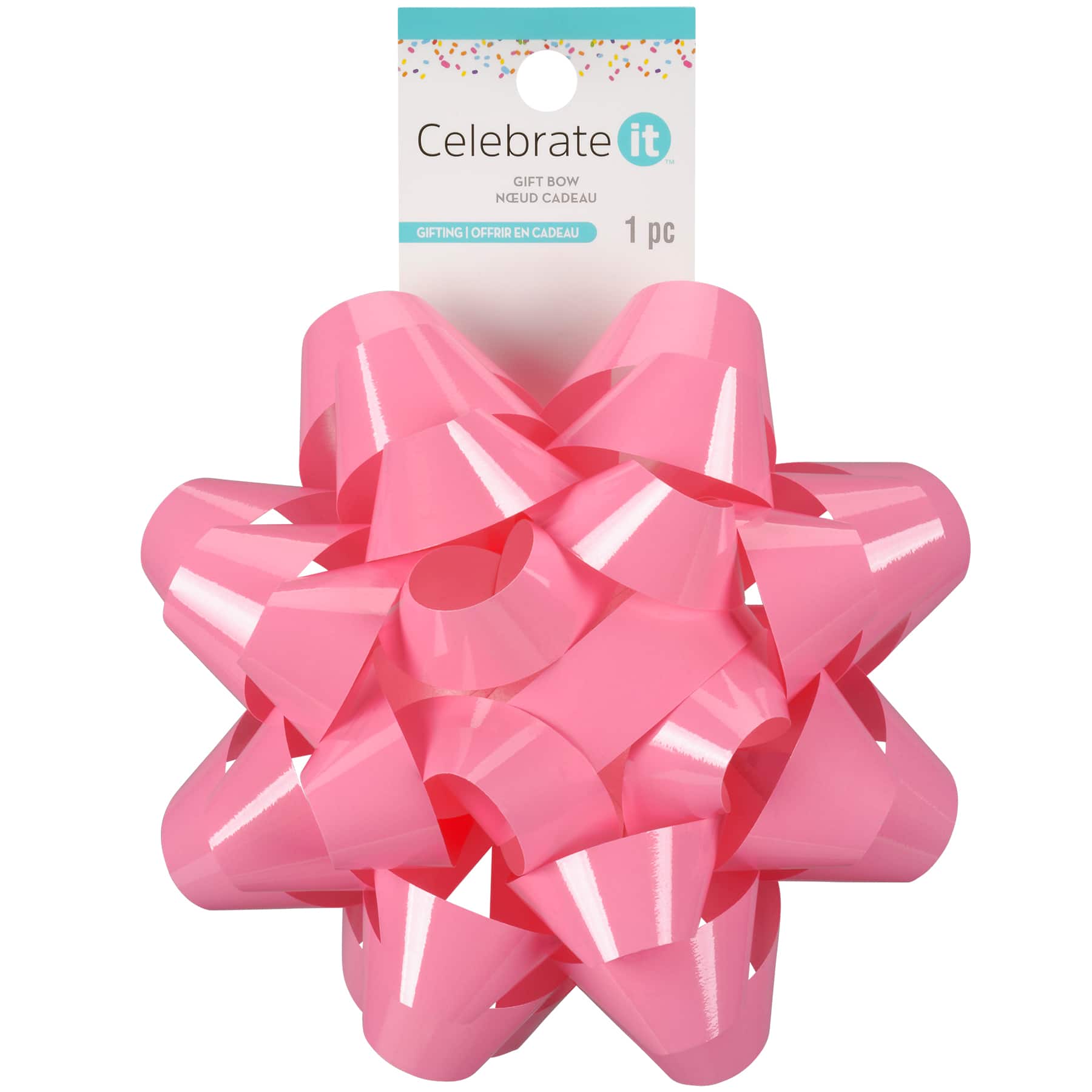 5.75&#x22; Pink Lacquer Gift Bow by Celebrate It&#x2122;