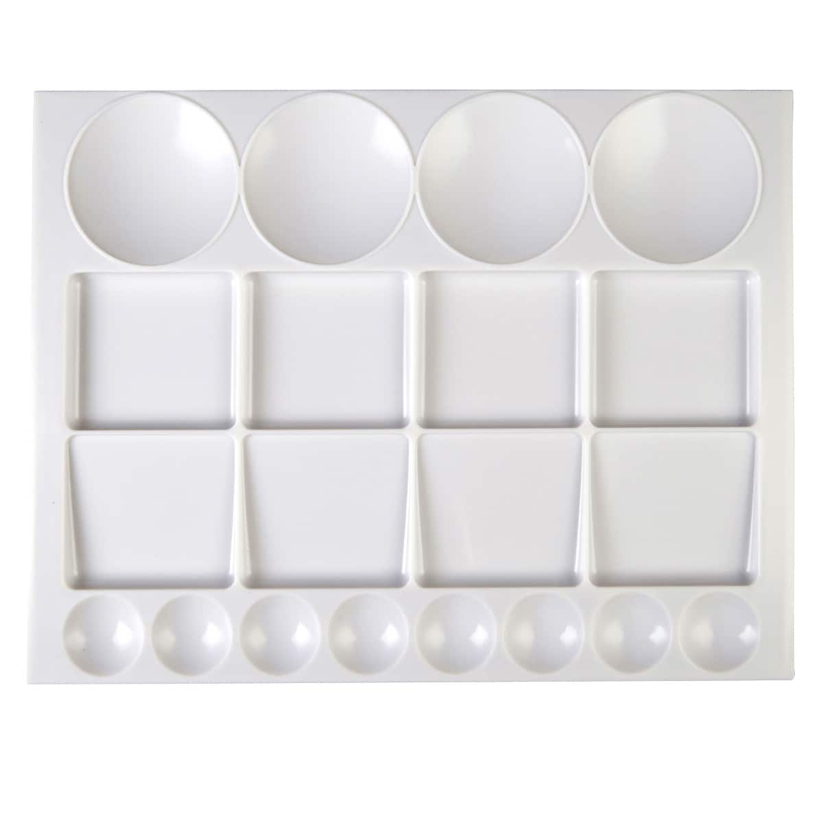 12 Pack: 20 Well Rectangular Artist Palette by Artist's Loft™