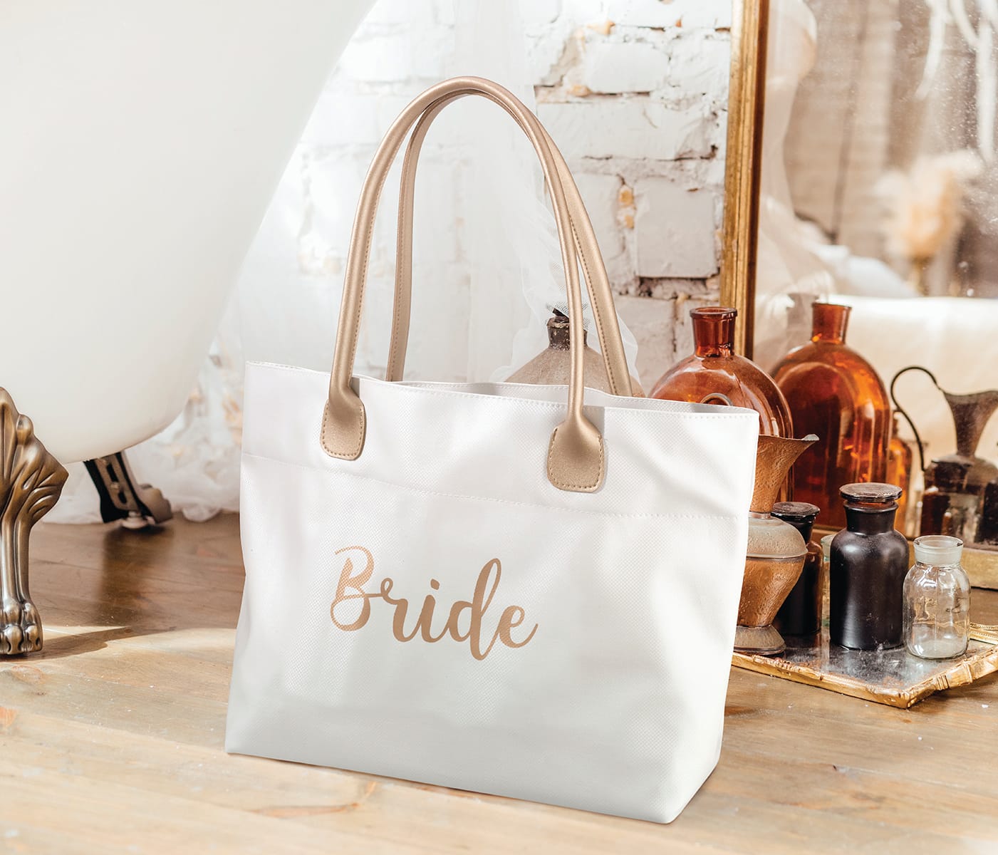 bride tote bag michaels