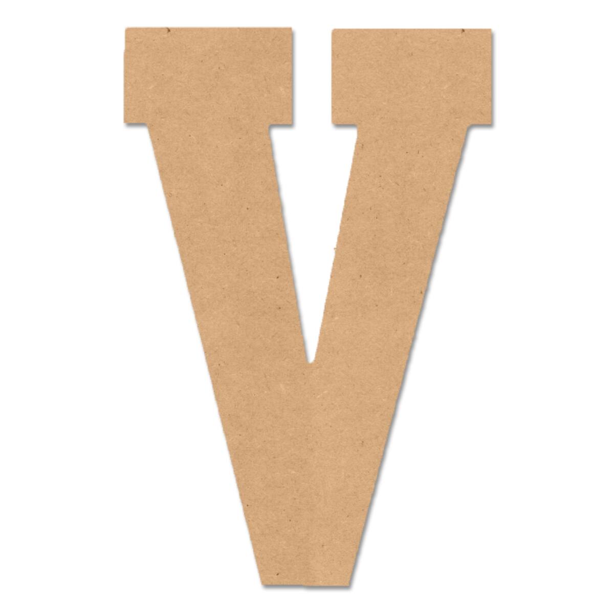 10.5 Wood Letter by Make Market | Alphabet V | 10.5 in