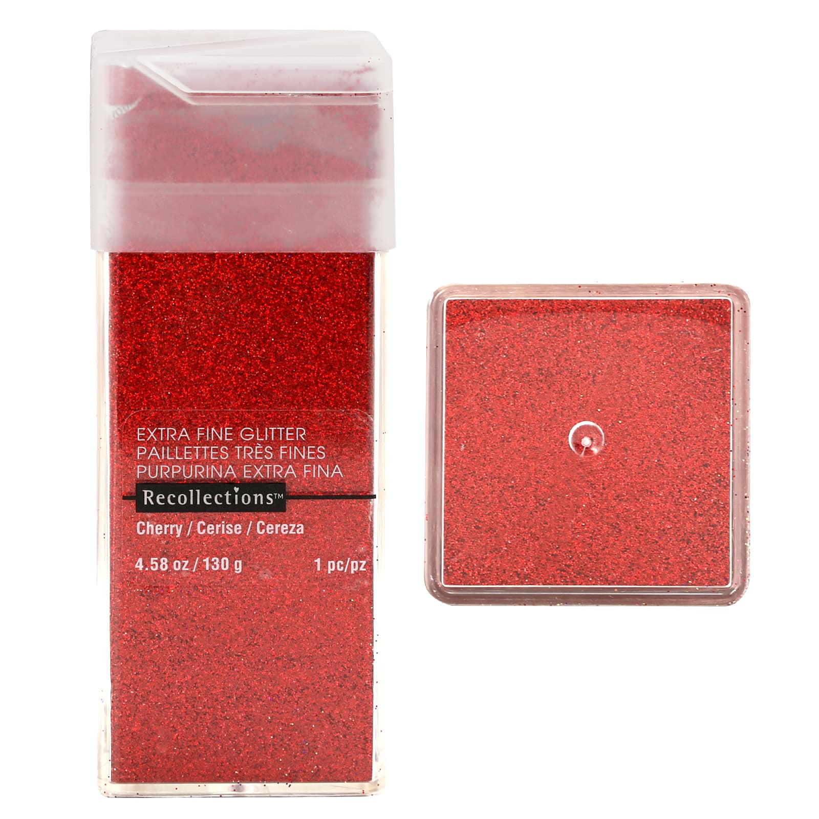 12 Pack: Extra Fine Glitter by Recollections™ 5 Oz in Cherry | Michaels®