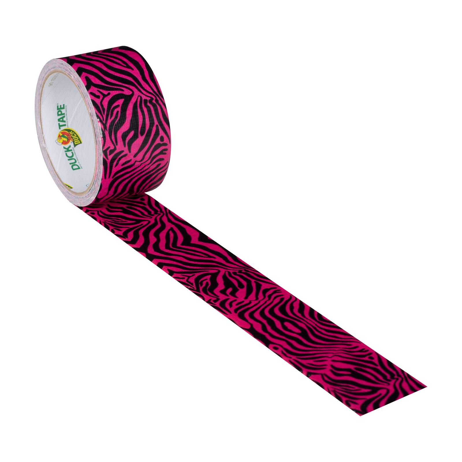 Printed Duck Tape® Brand Duct Tape, Pink Zebra