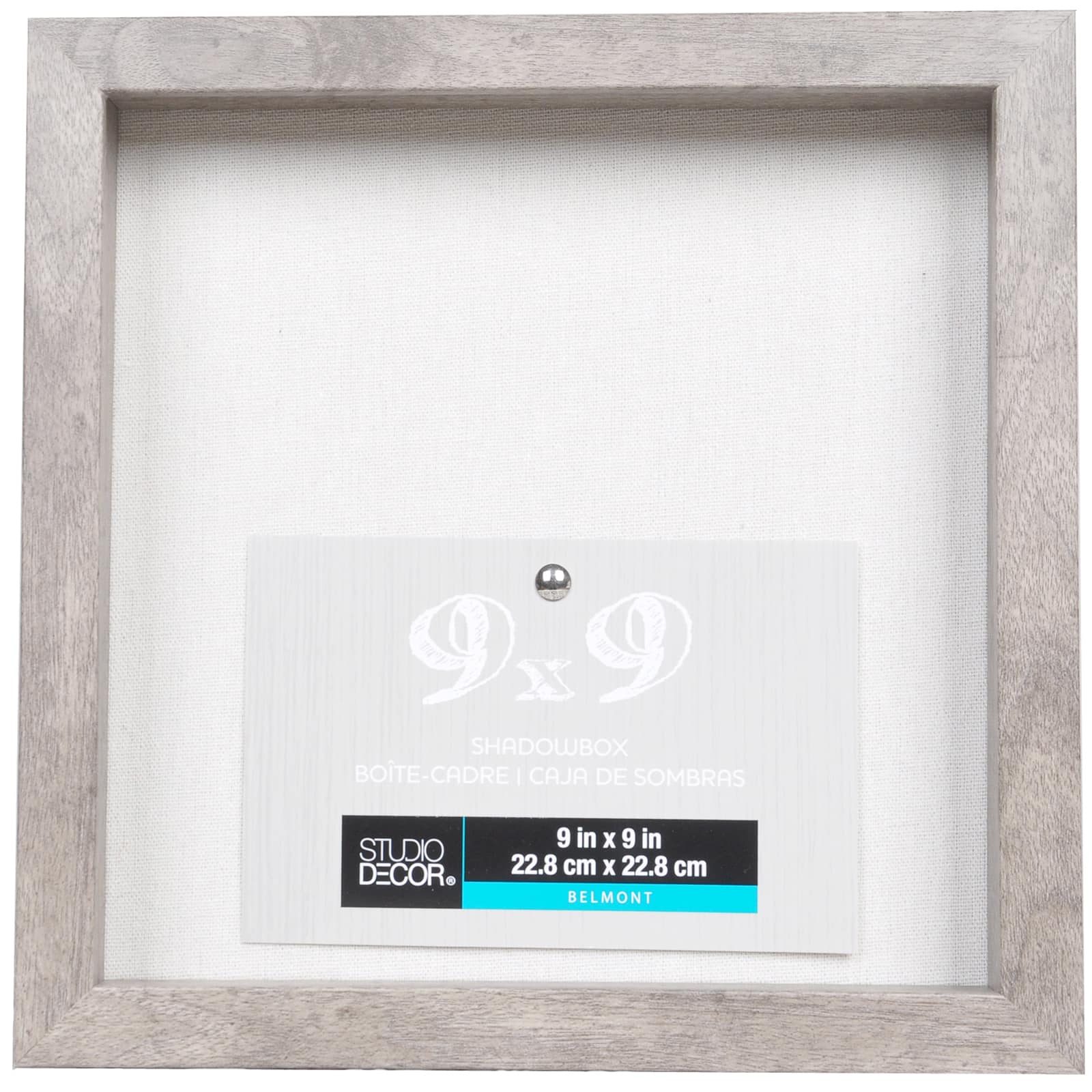 Shop for the Gray Belmont Shadow Box By Studio Décor® at Michaels