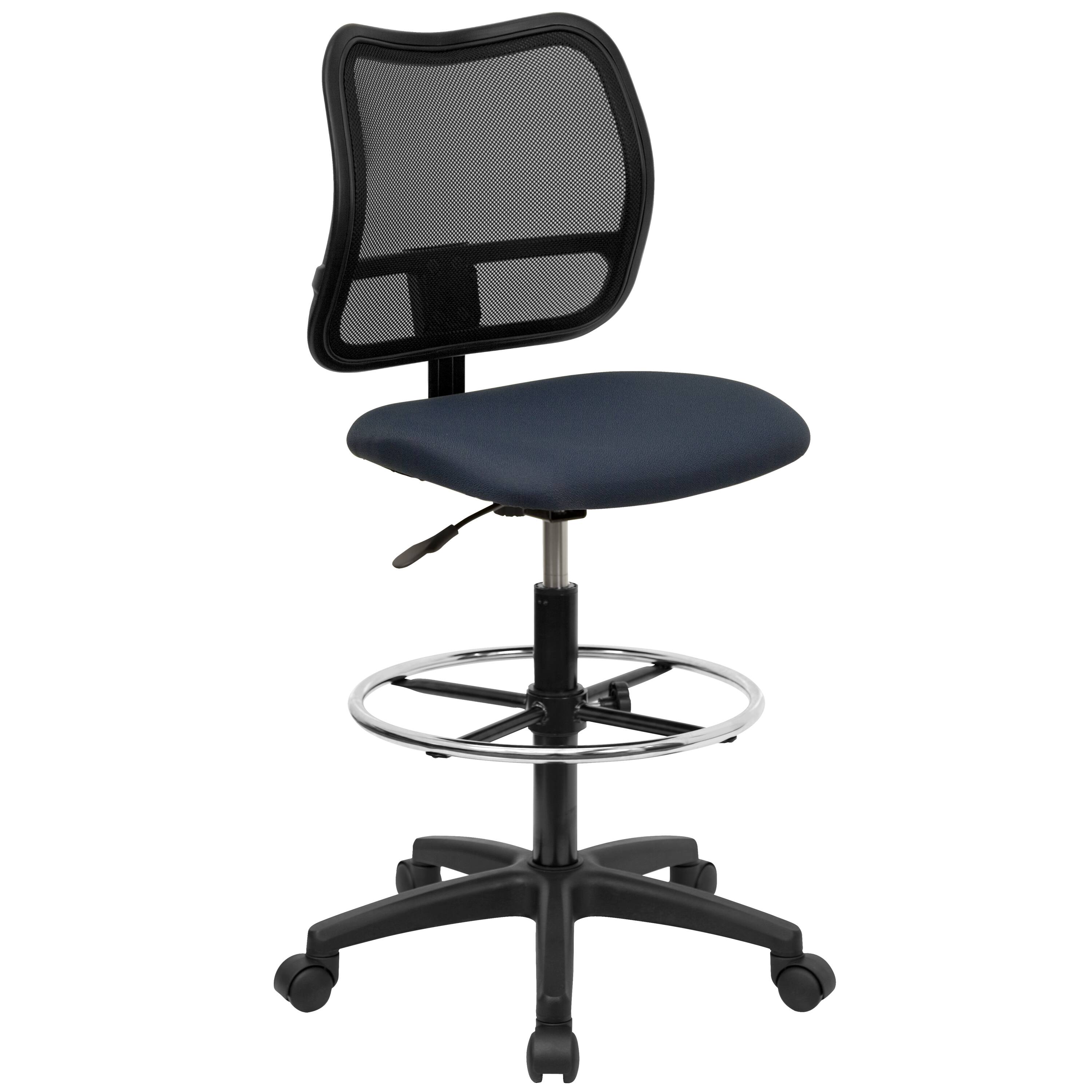 Flash Furniture Mid Back Mesh Drafting Chair