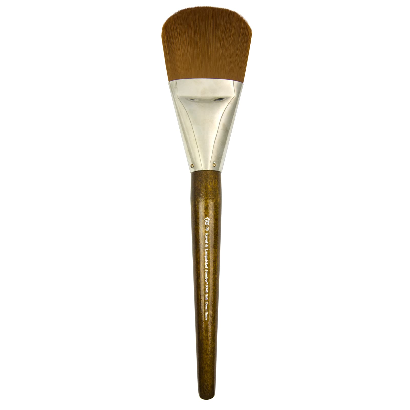 Filbert 40 Royal & Langnickel R935-40 Jumbo Brush Stiff White Taklon