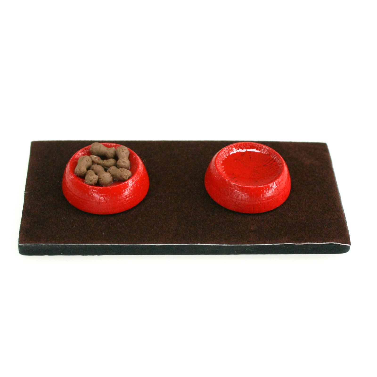 12 Pack: Mini Pet Bowls on Mat by ArtMinds™