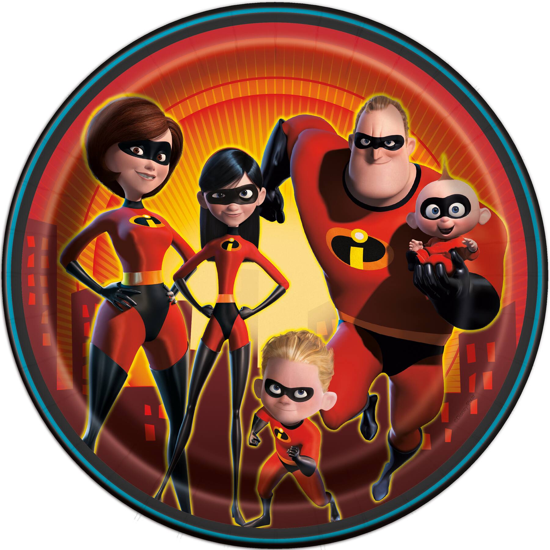 The Incredibles Paper Plates The Incredibles Party Supplies