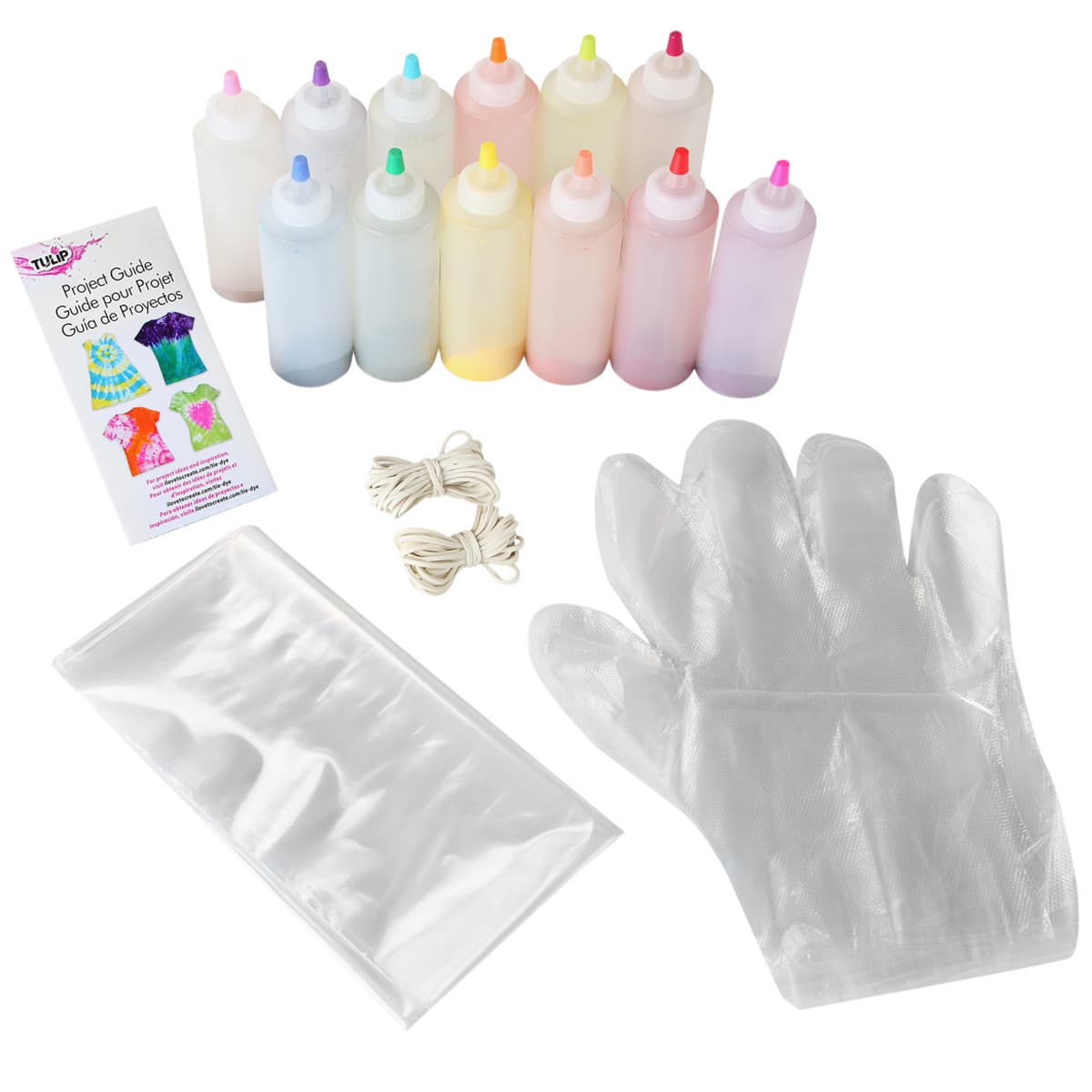 6 Pack: Tulip® One-Step Neon Tie-Dye Kit®, Large