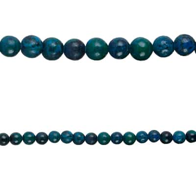 Aqua Reconstituted Stone Round Beads, 6mm by Bead Landing™ | Michaels