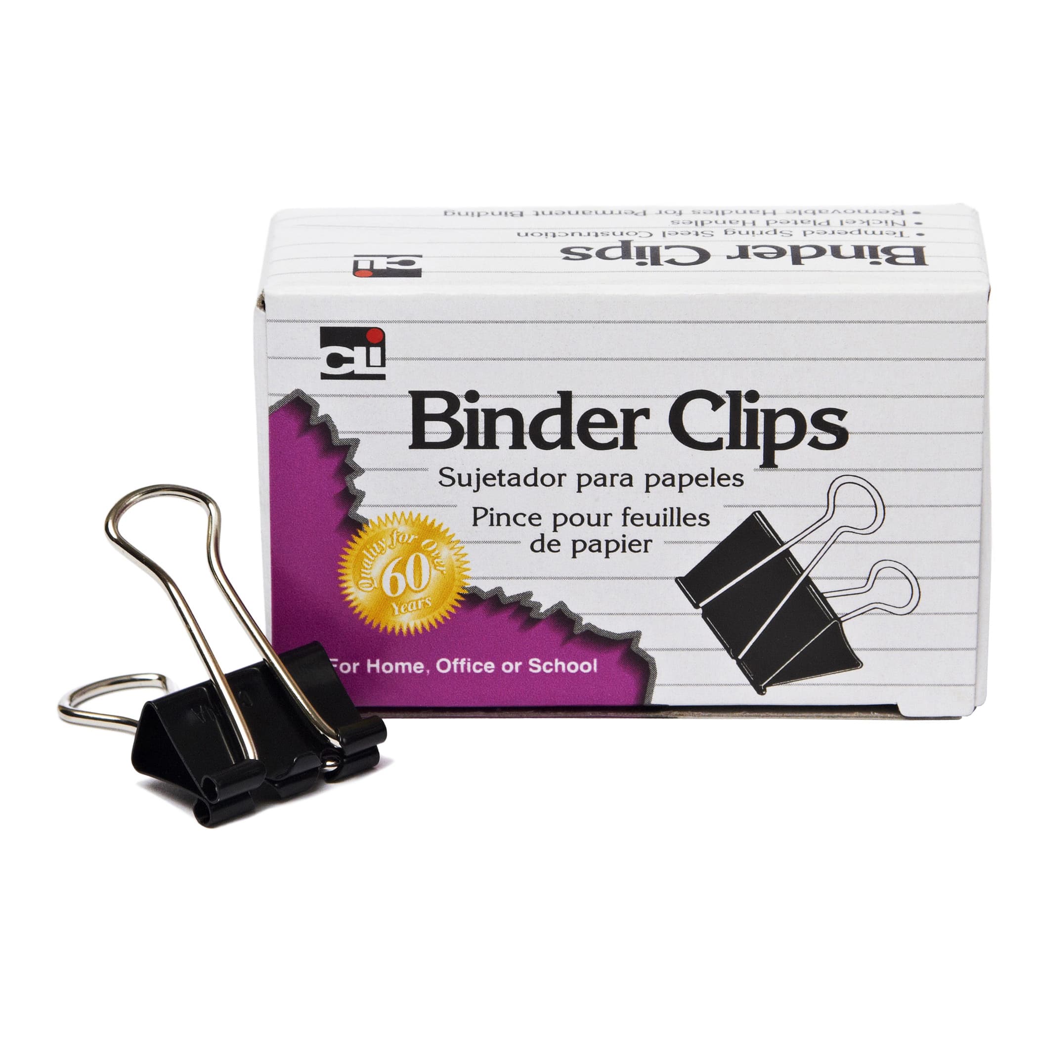 Mini Binder Clips 1/4&#x22; Capacity, 60 Boxes