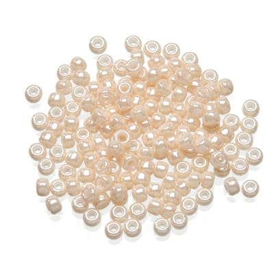 Toho® 6/10 Japanese Glass Seed Beads, Opaque Luster Cream