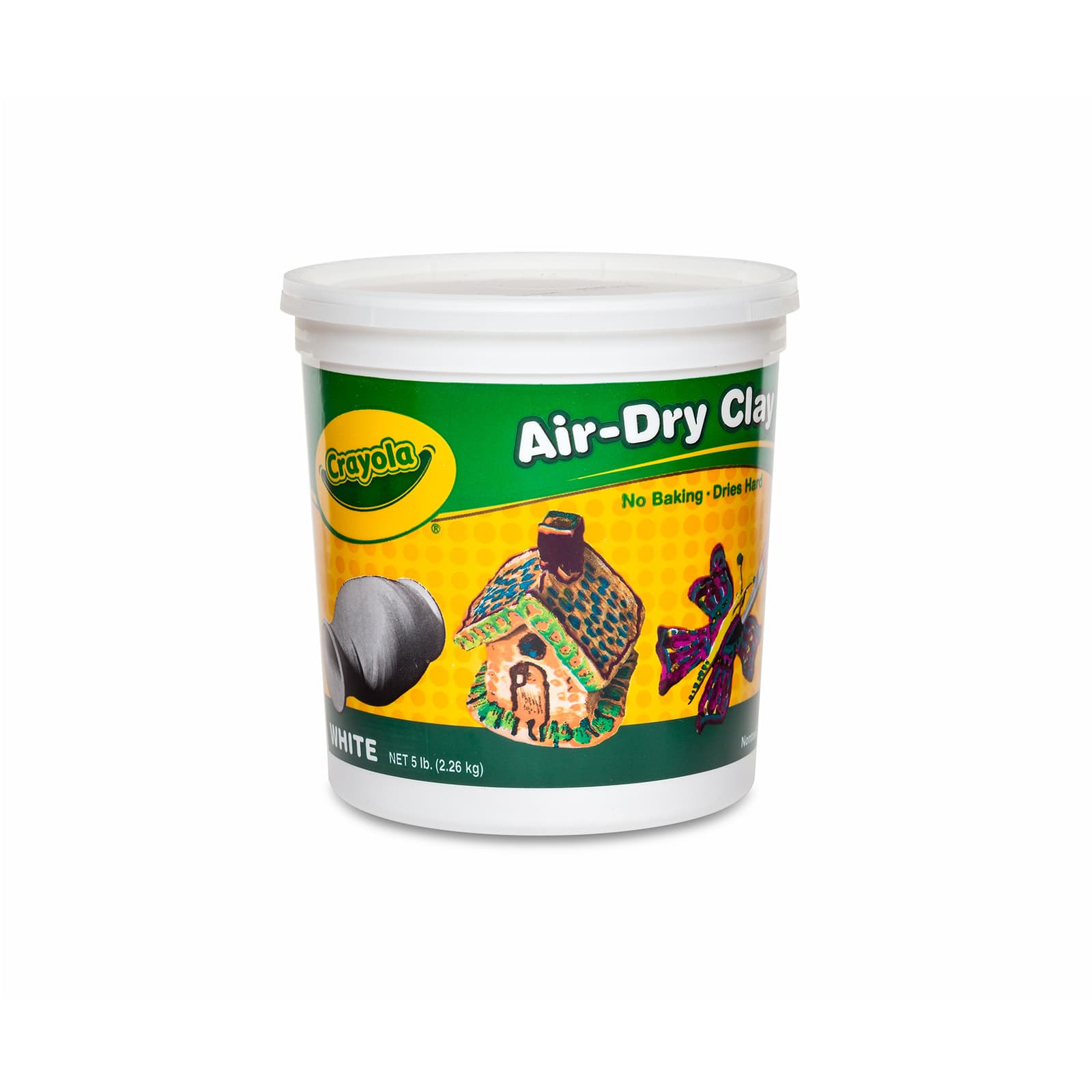 Crayola Air Dry Clay (5lb Bucket), Natural White Modeling Clay for Kids,  Sculpting Material, Holiday Gift for Kids [ Exclusive] in 2023