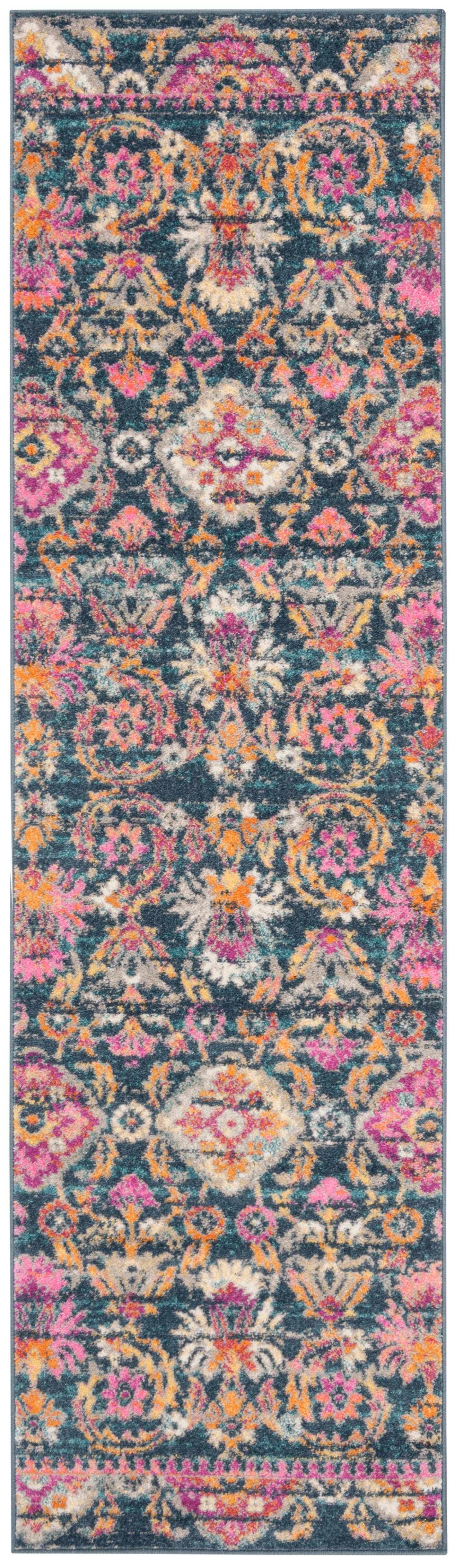 Madison Transitional Floral 2'-3" X 8' Area Rug