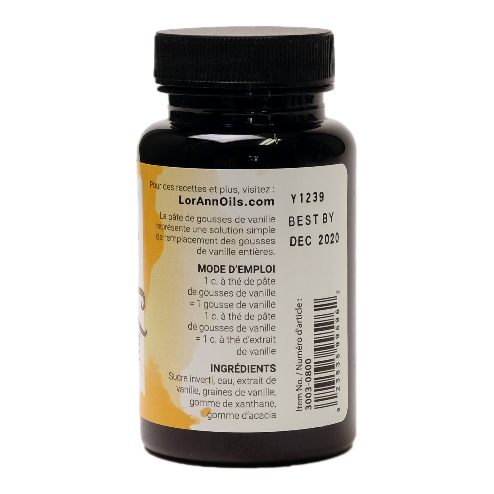 4 Pack: LorAnn Oils Natural Vanilla Bean Paste