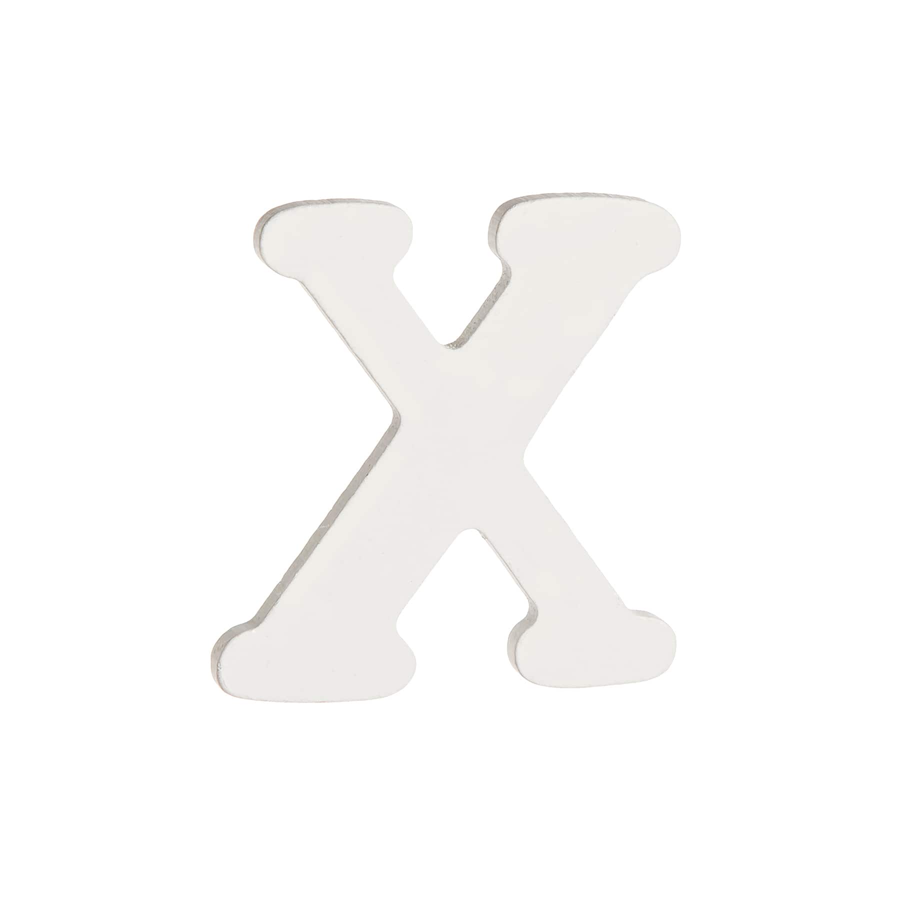 12 Pack: 2.5" White MDF Letter by Make Market®