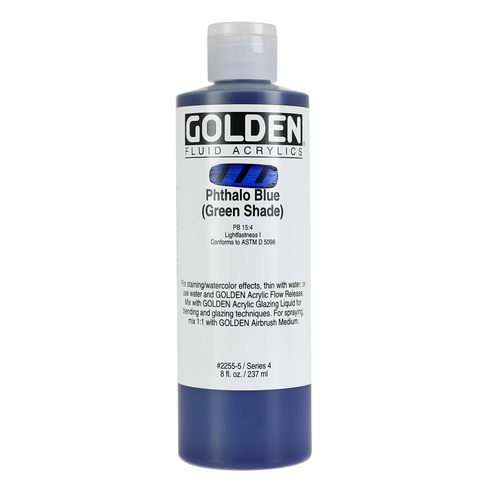 Golden Fluid Acrylics, 8 oz Paint in Phthalo Blue (Green Shade) - D022419S - Art and Craft Paint Buy the Golden Fluid Acrylics, 8oz. at Michaels. c sku D022419S