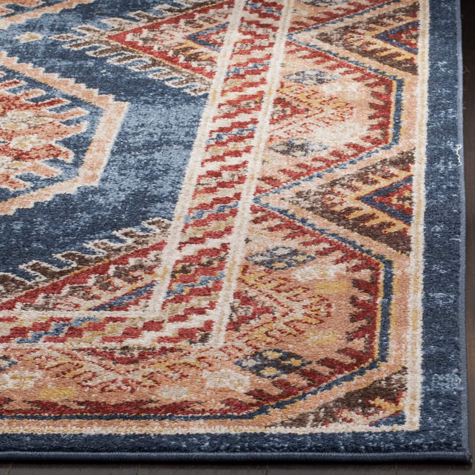 Bijar Border Diamond 4&#x27; X 6&#x27; Area Rug