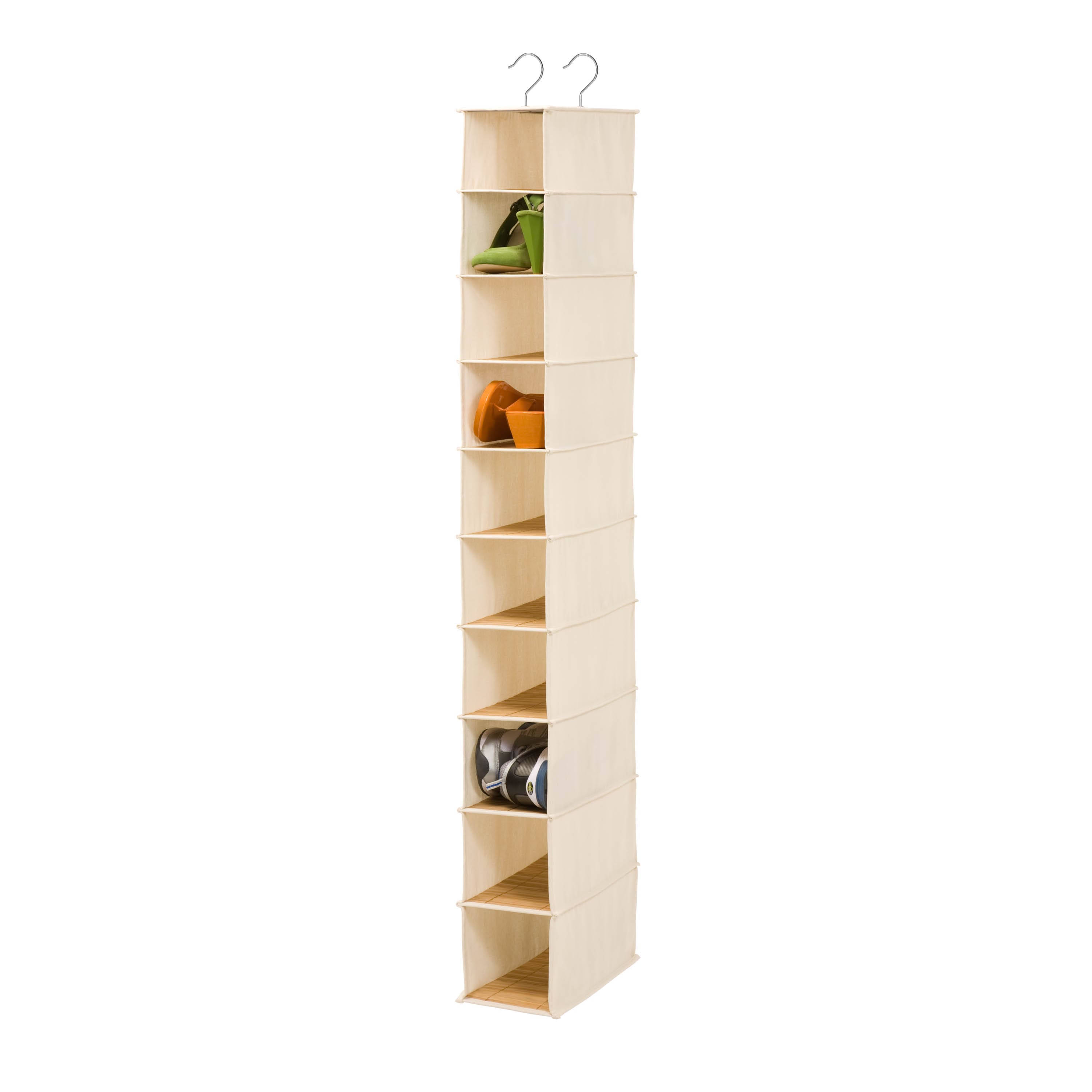Honey Can Do Bamboo &#x26; Natural 10-Shelf Organizer