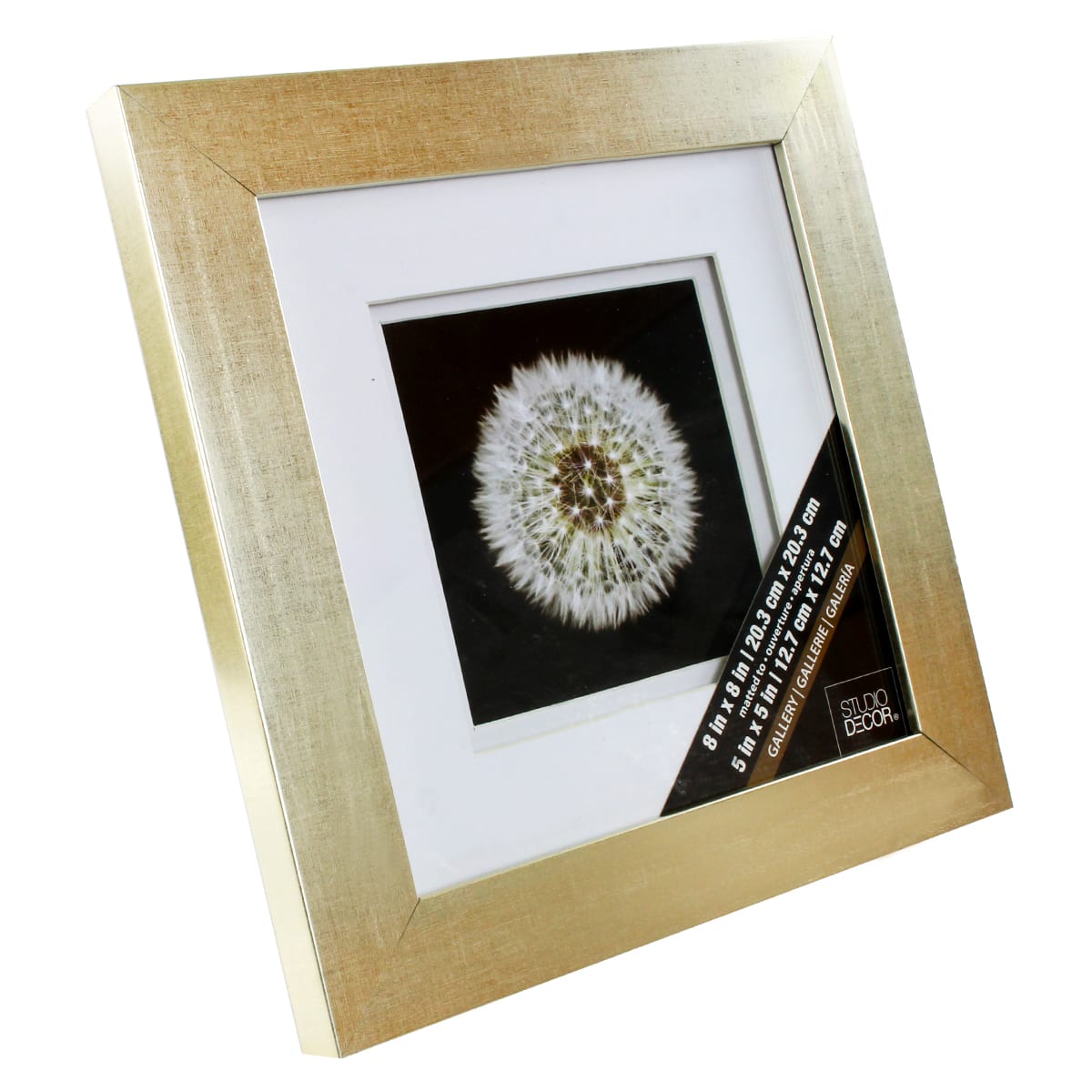 8 Pack: Champagne Gallery Frame with Double Mat by Studio D&#xE9;cor&#xAE;