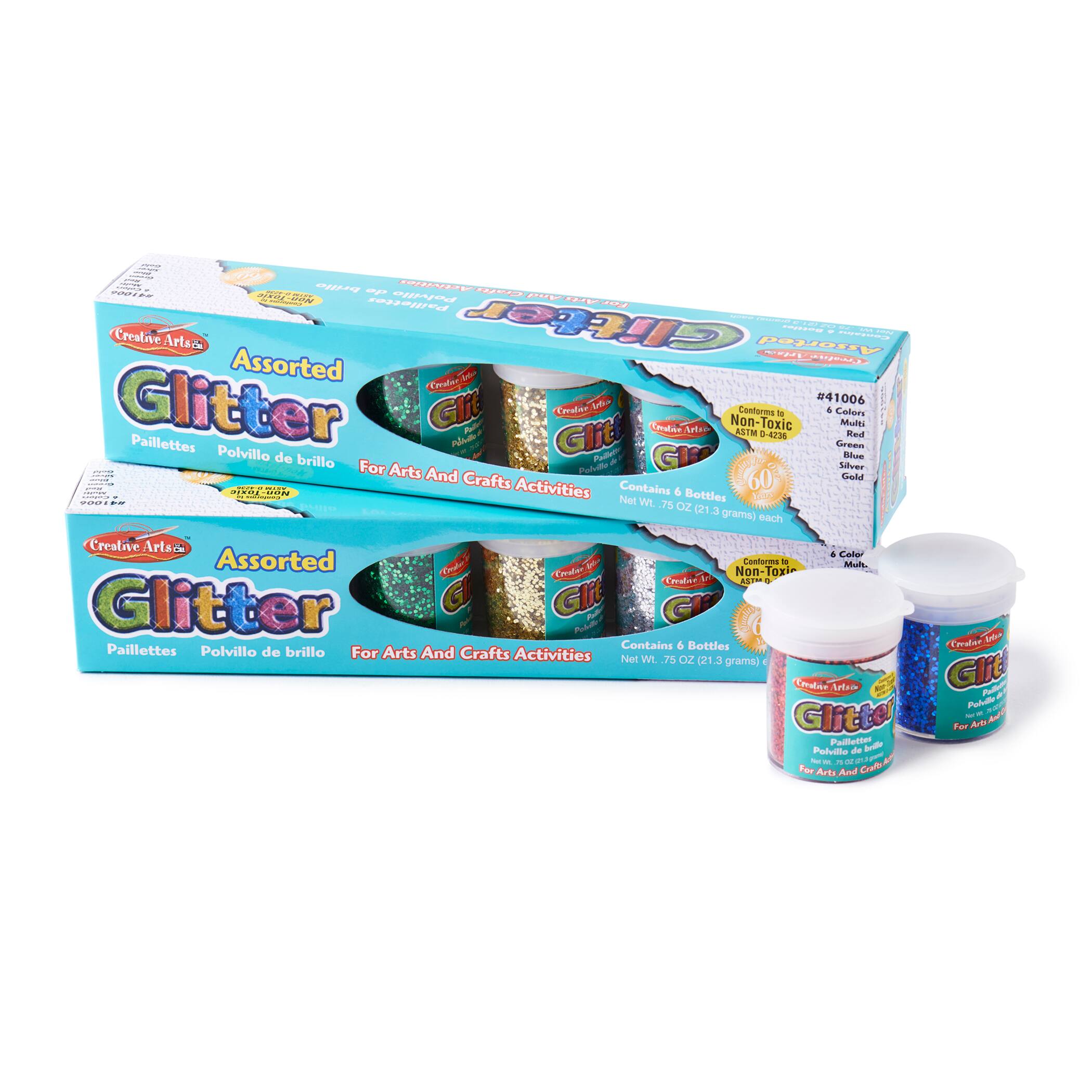 Creative Arts&#x2122; Glitter Set, Pack of 12