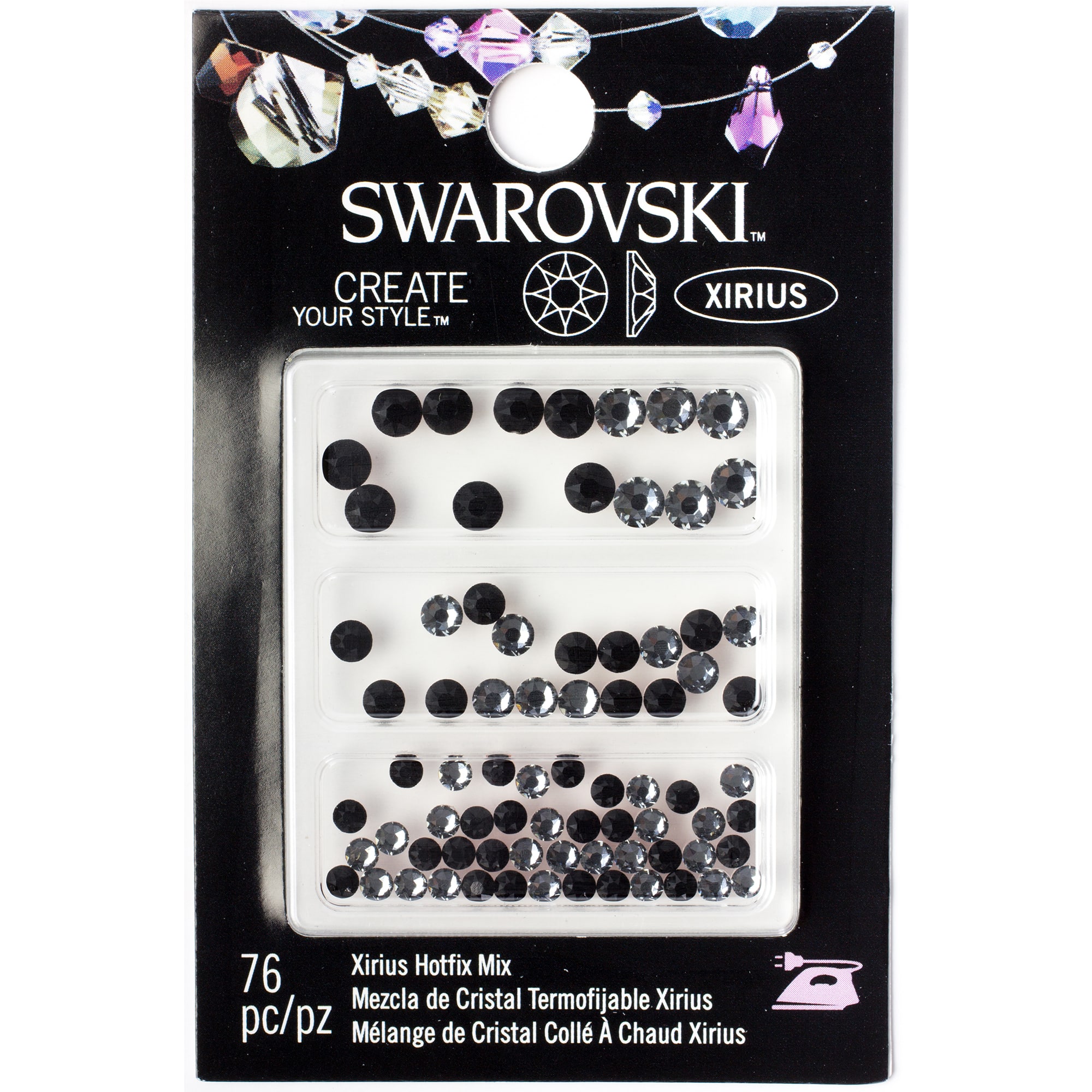 Swarovski Create Your Style Xirius Hotfix Crystal Mix Black Swarovski Create Your Style Xirius Hotfix Crystal Mix Black