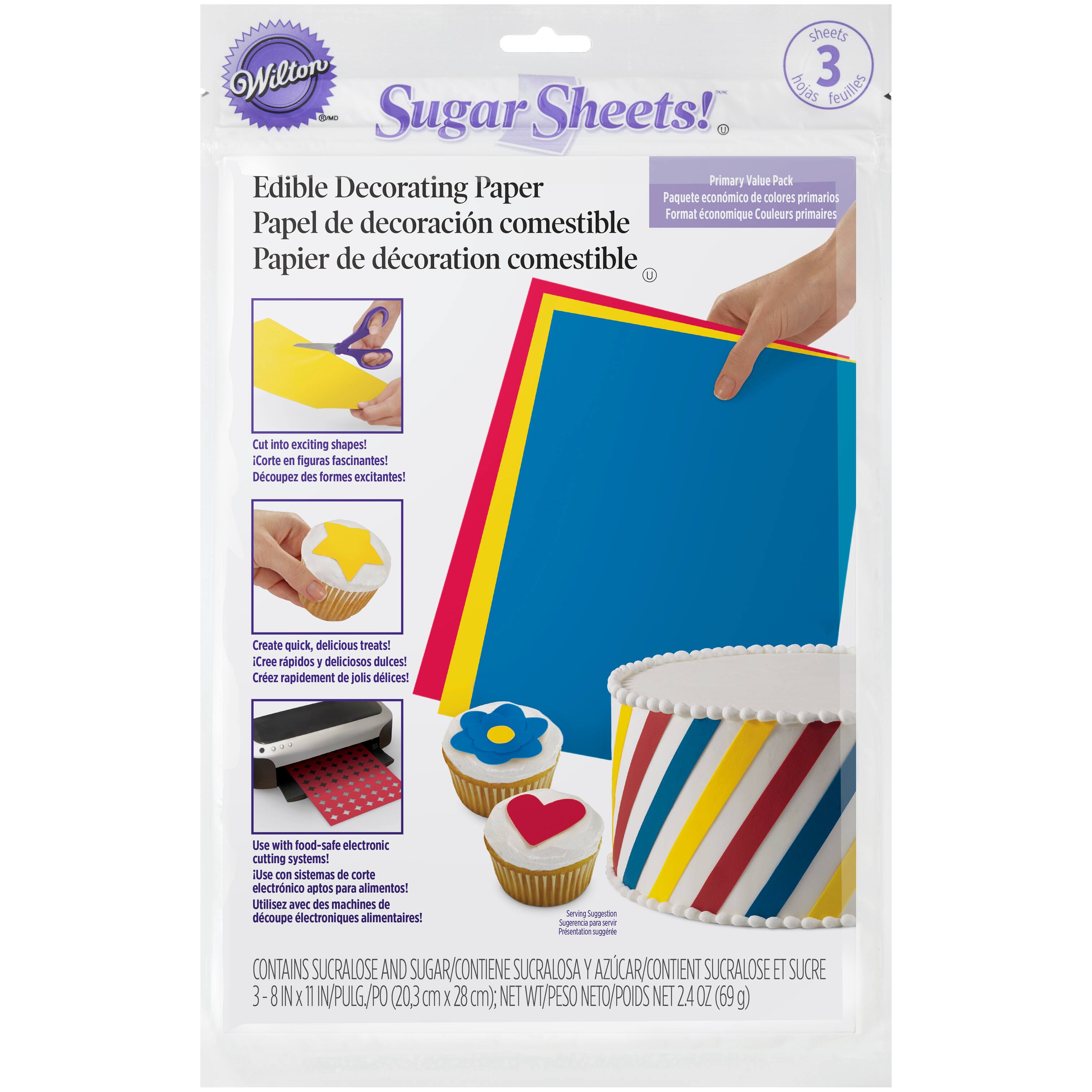 Find The Wilton Sugar Sheets™ Edible Decorating Paper Find The Wilton Sugar Sheets™ Edible Decorating Paper