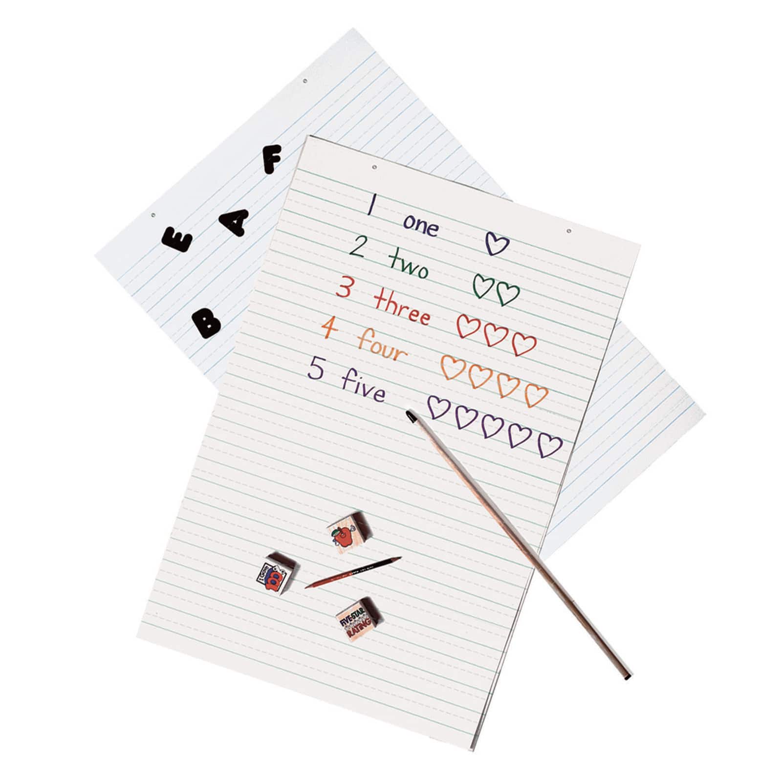 Ruled Tagboard Sheets, White By Pacon - D024960S - Poster Boards These sheets are ruled on both sides of strong whi sku D024960S