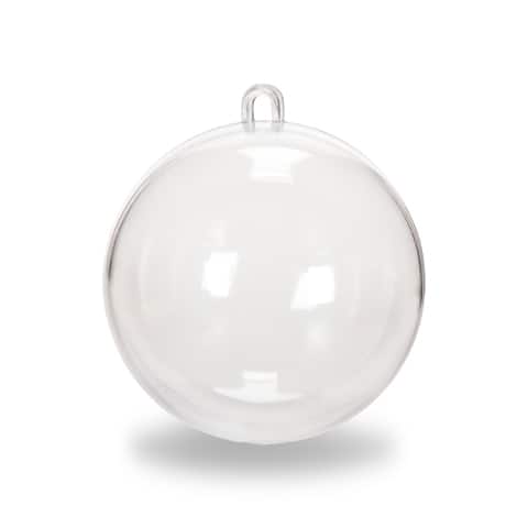 plain white ornament balls